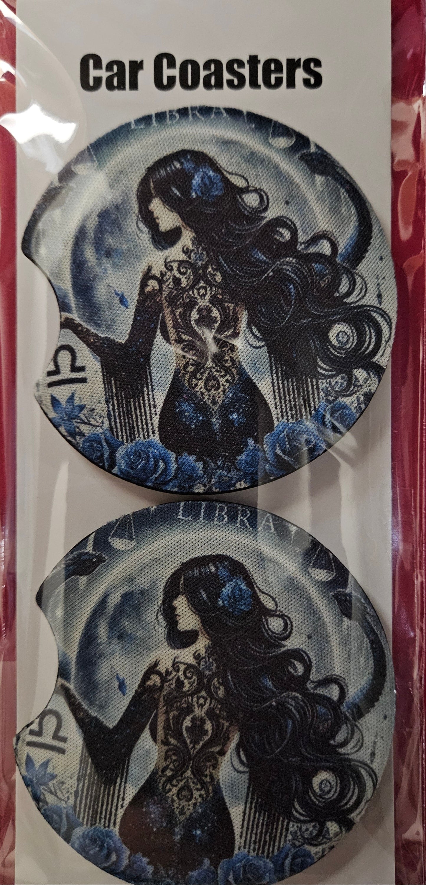 Libra Zodiac Car Coasters