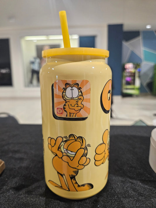 Garfield 16oz Can Stainless Steel