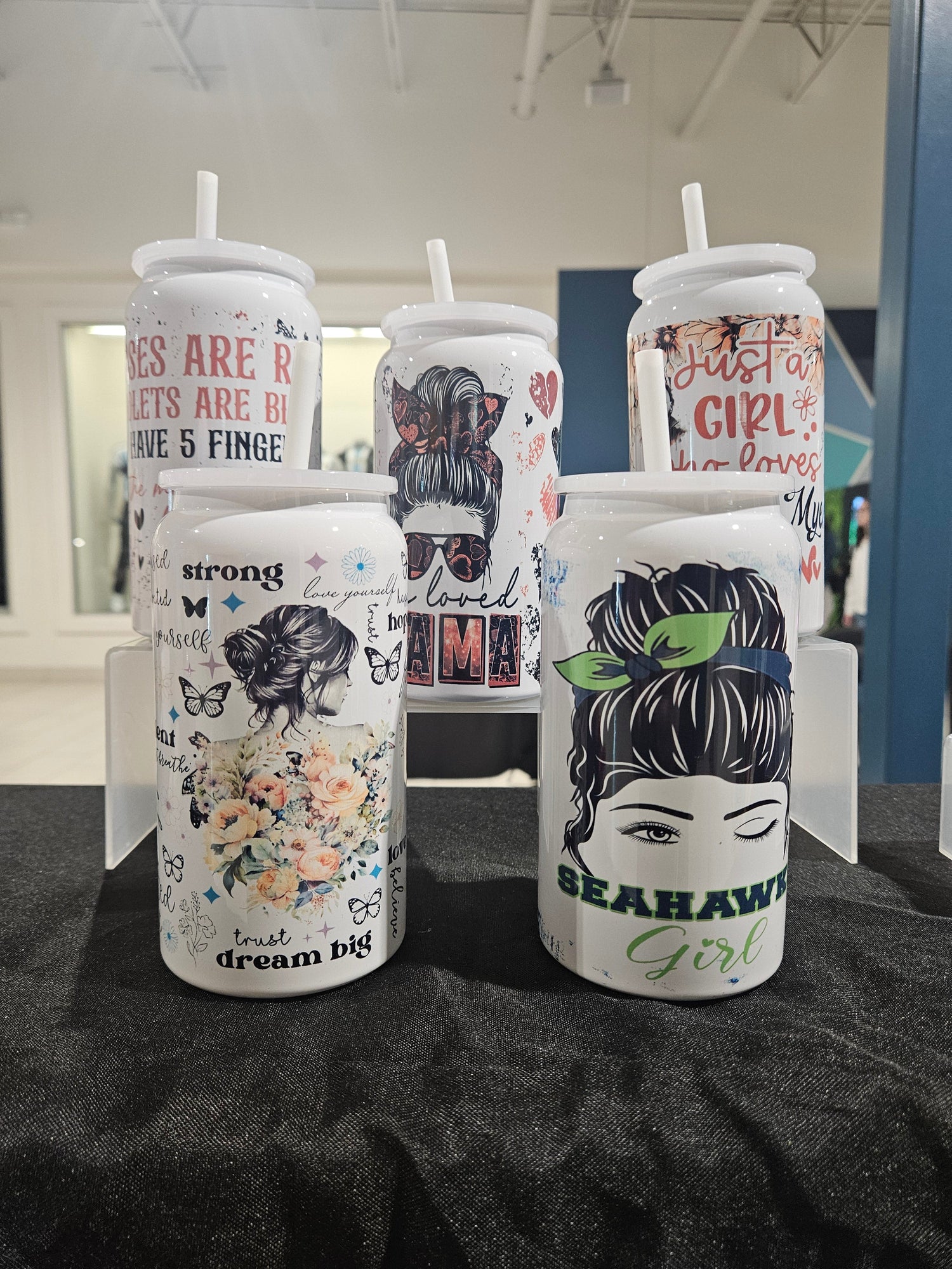Sublimated 16oz Stainless Steel Cans