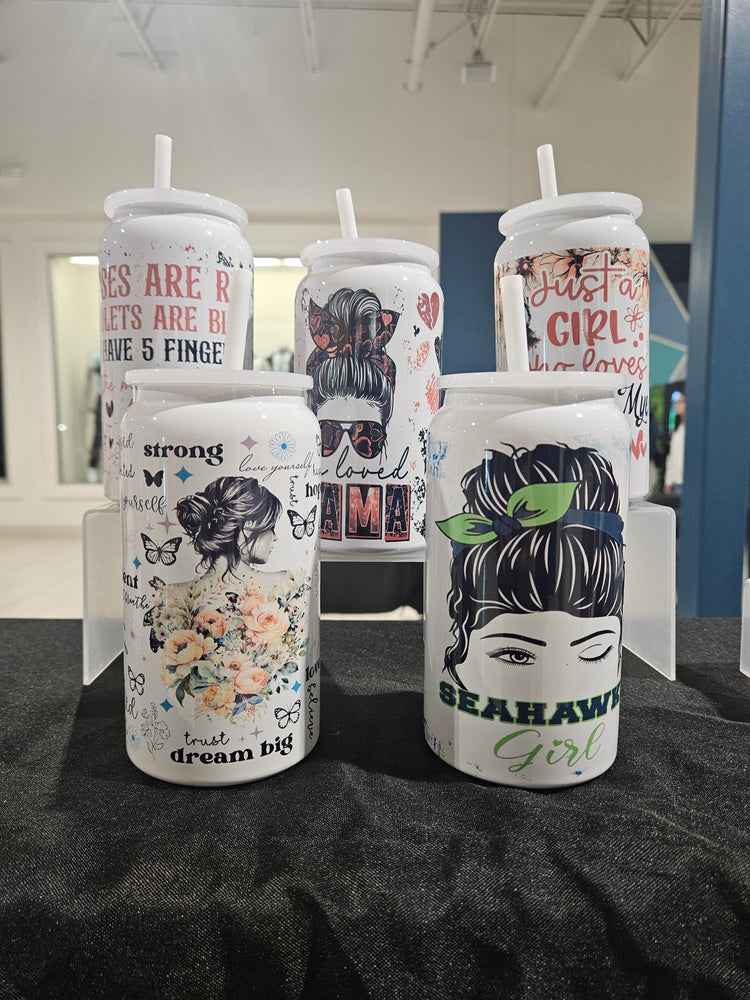 Sublimated 16oz Stainless Steel Cans