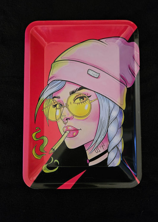 Pink Hoodie Rolling tray