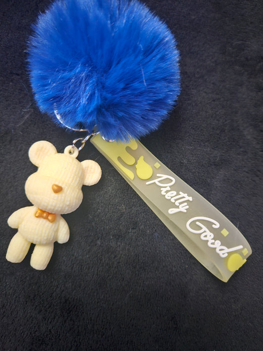 Yellow Teddy Keychain