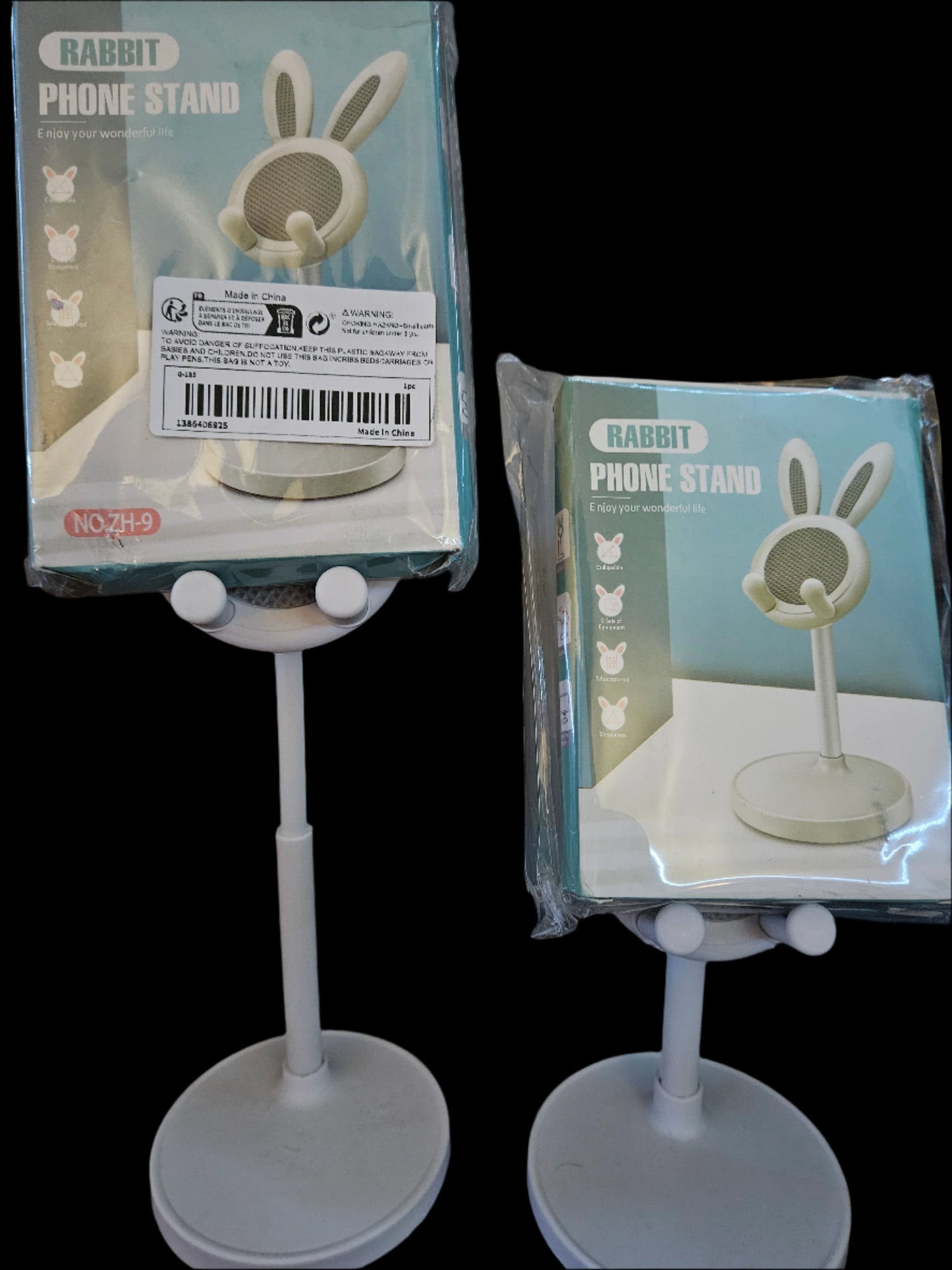 Rabbit Phone Stand (White)