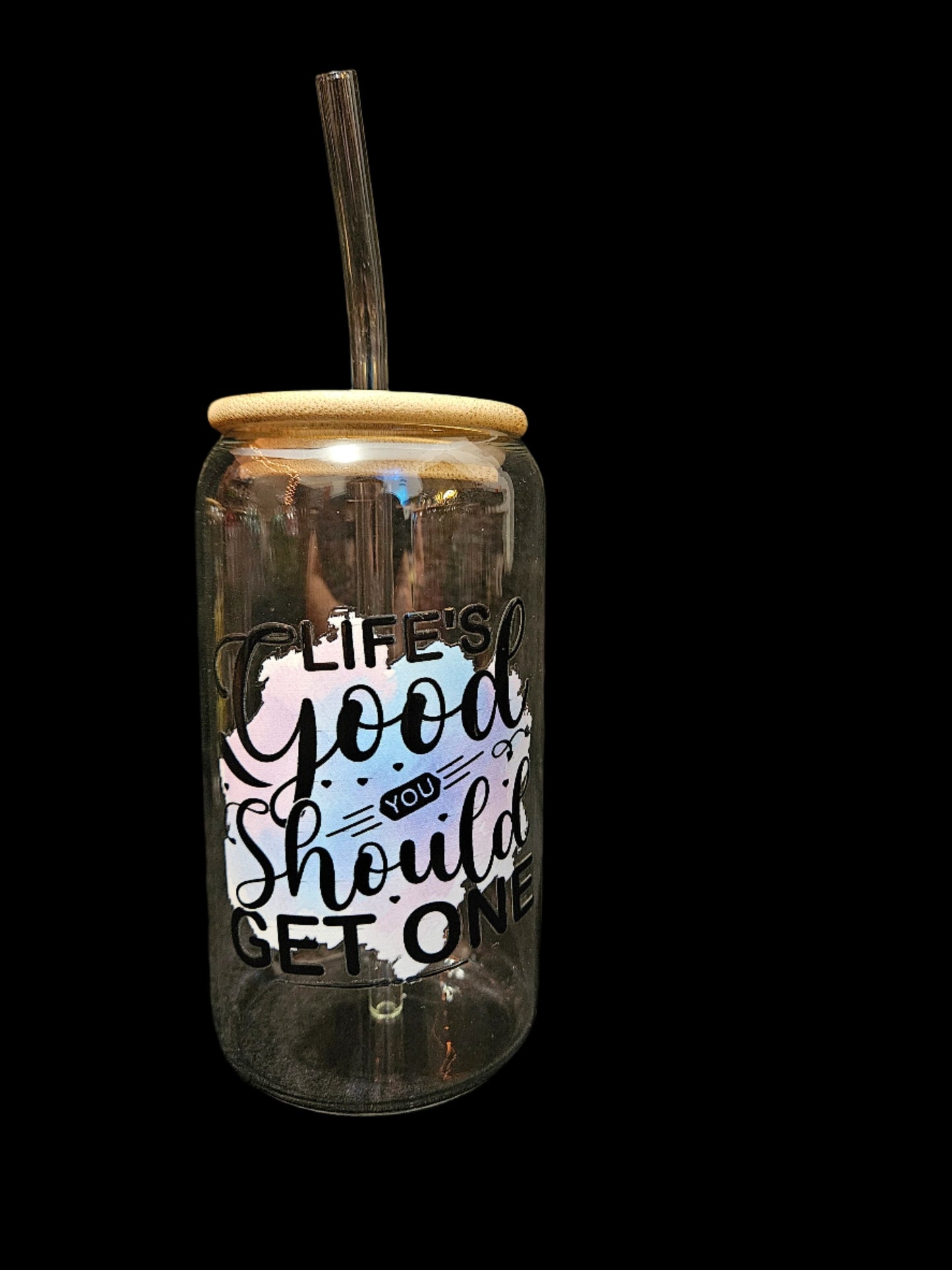 Funny Quote #2 16oz Glass Tumbler