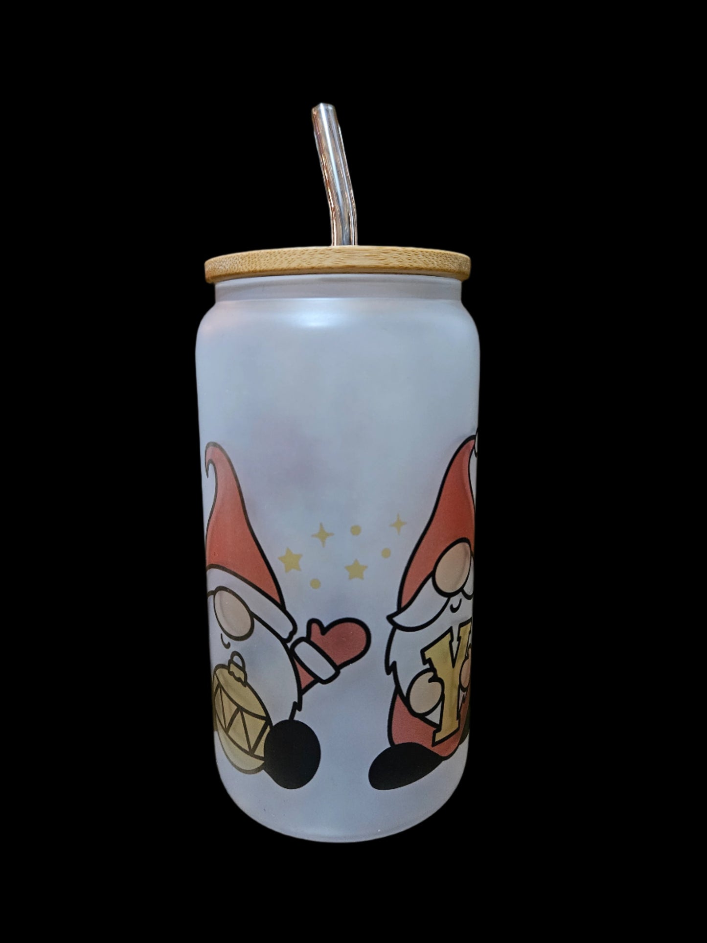 Joy Gnomes Glass Tumbler