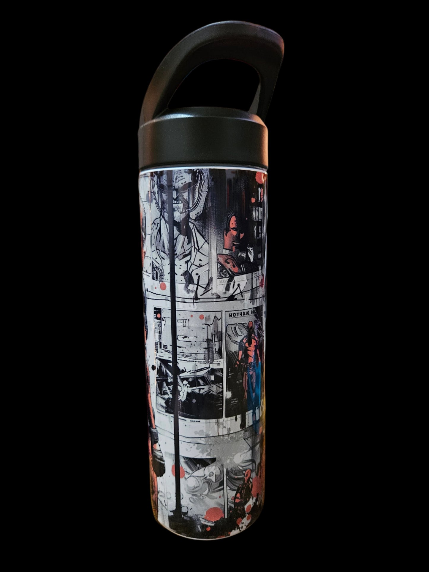 Comic Book 20oz Sports Water Bottle