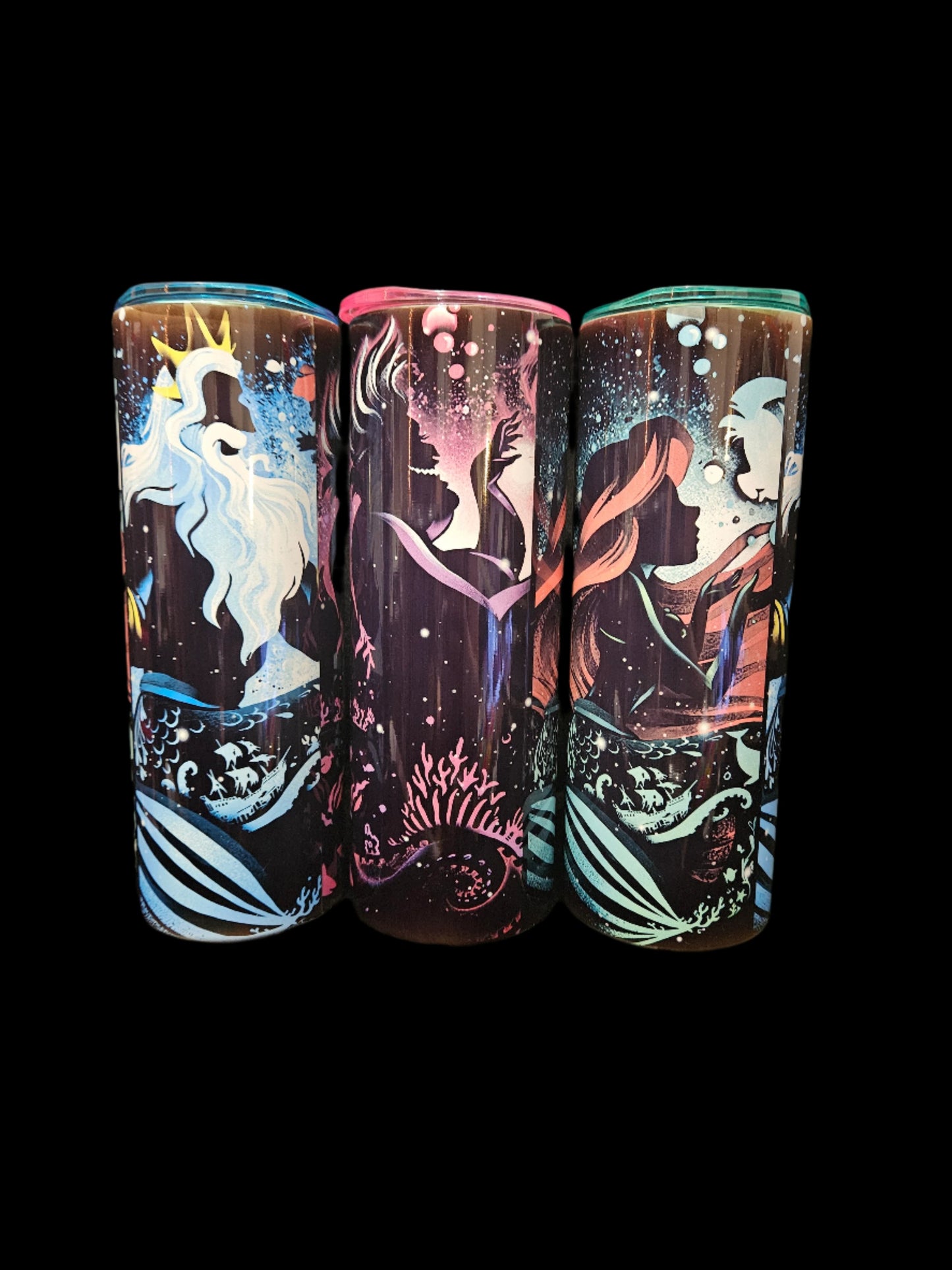 Little Mermaid Collection 20oz Steel Tumbler SET