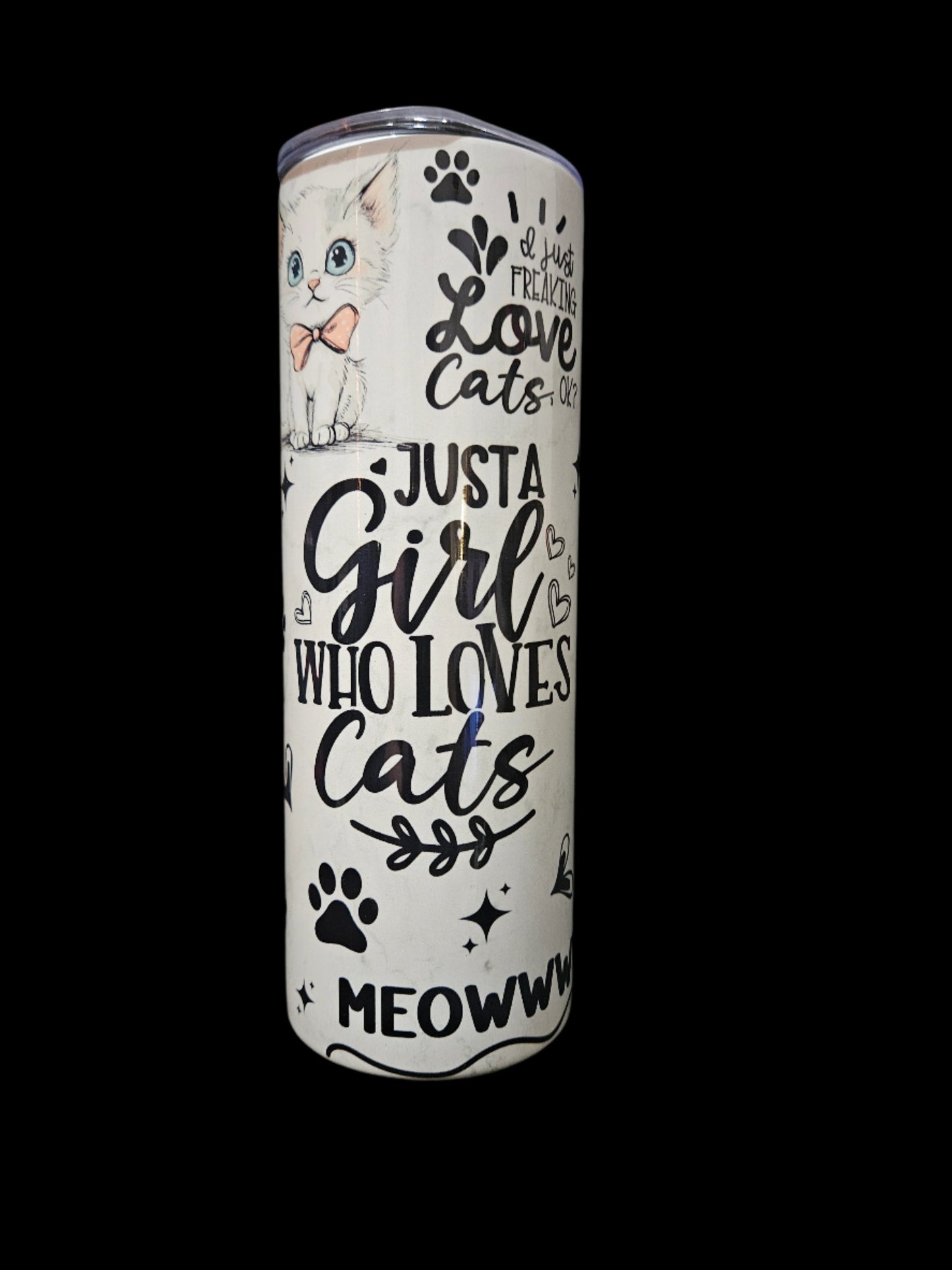 #Catlife 20oz Steel Tumbler