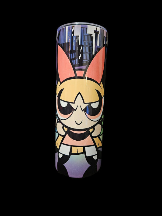 Powerpuffs 20oz Steel Tumbler