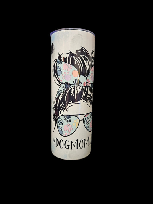 #DOGMOMLIFE 20oz Steel Tumbler