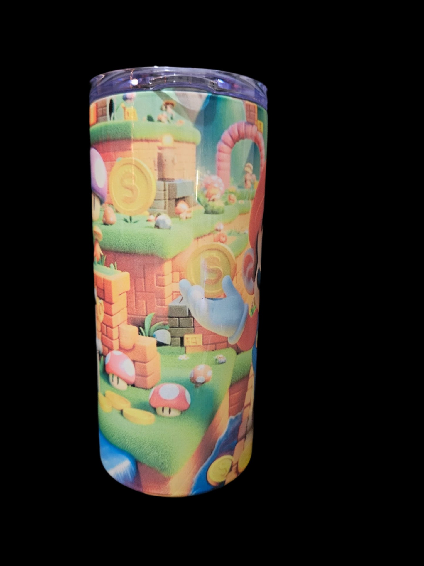 Super Mario 16oz Steel Tumbler