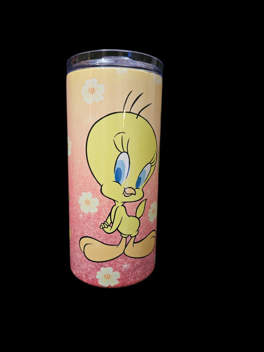 Tweety Bird 16oz Steel Tumbler