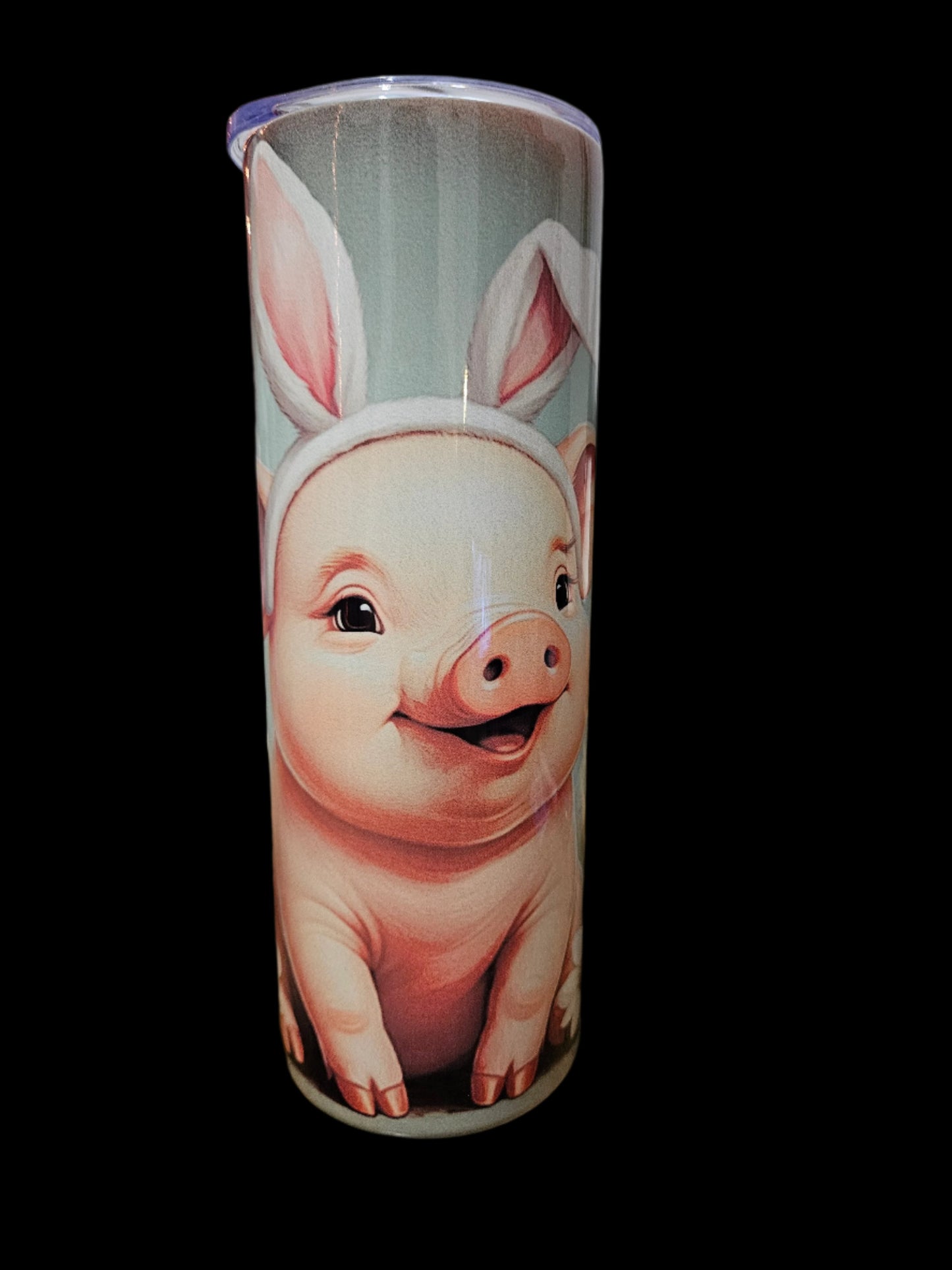 Cute Farm Pig 20oz Steel Tumbler