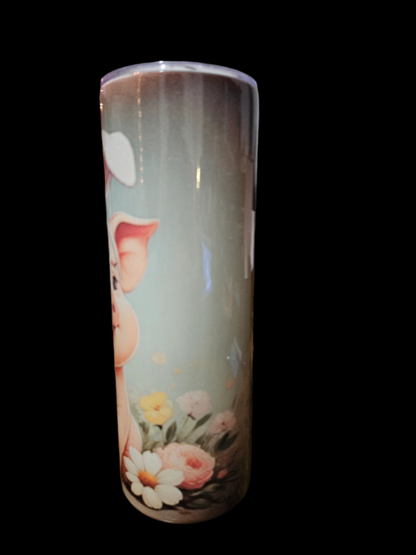 Cute Farm Pig 20oz Steel Tumbler