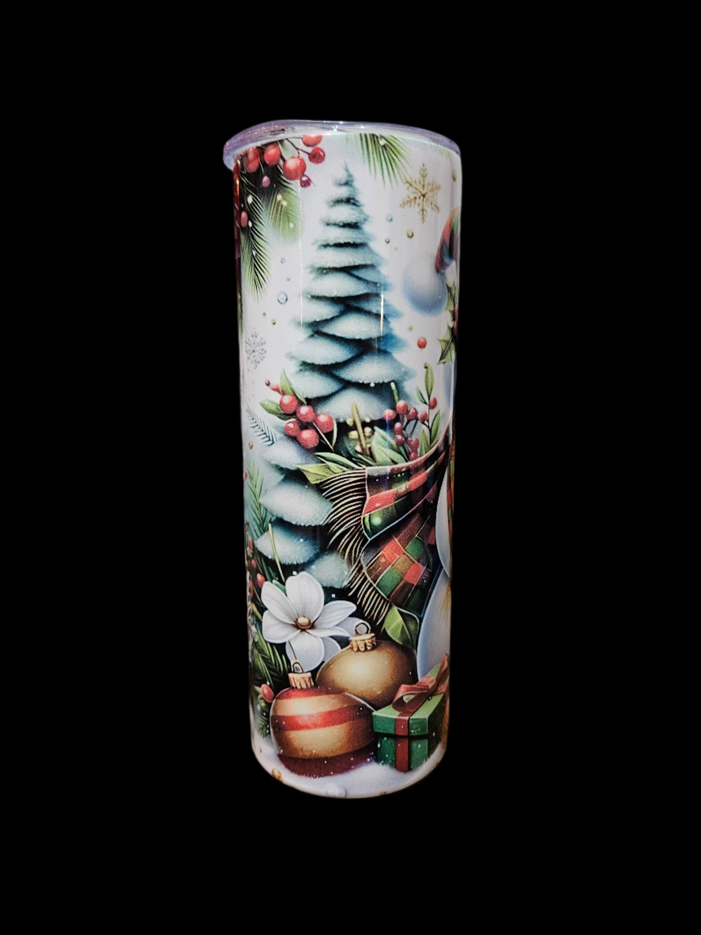 Christmas Snowman 20oz Steel Tumbler