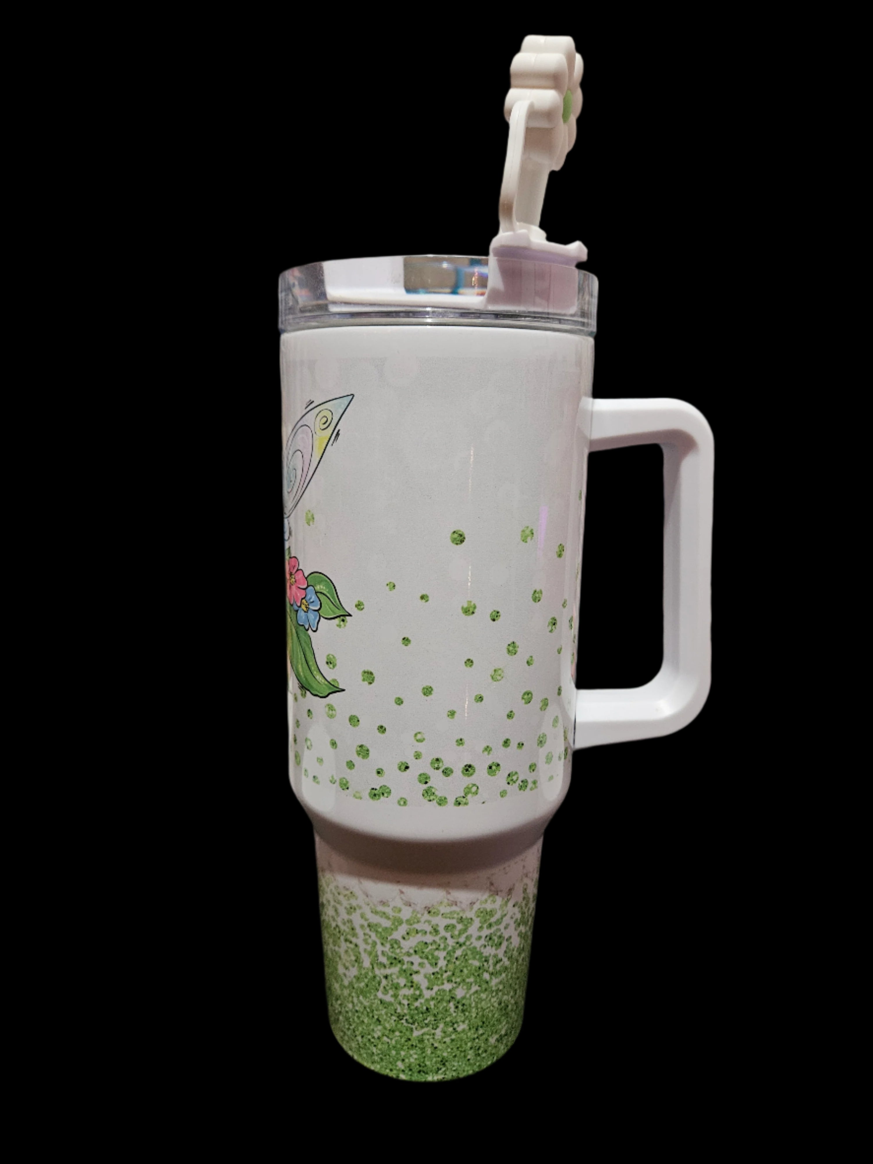 Fairy Princess 40oz Steel Tumbler W/ Handle