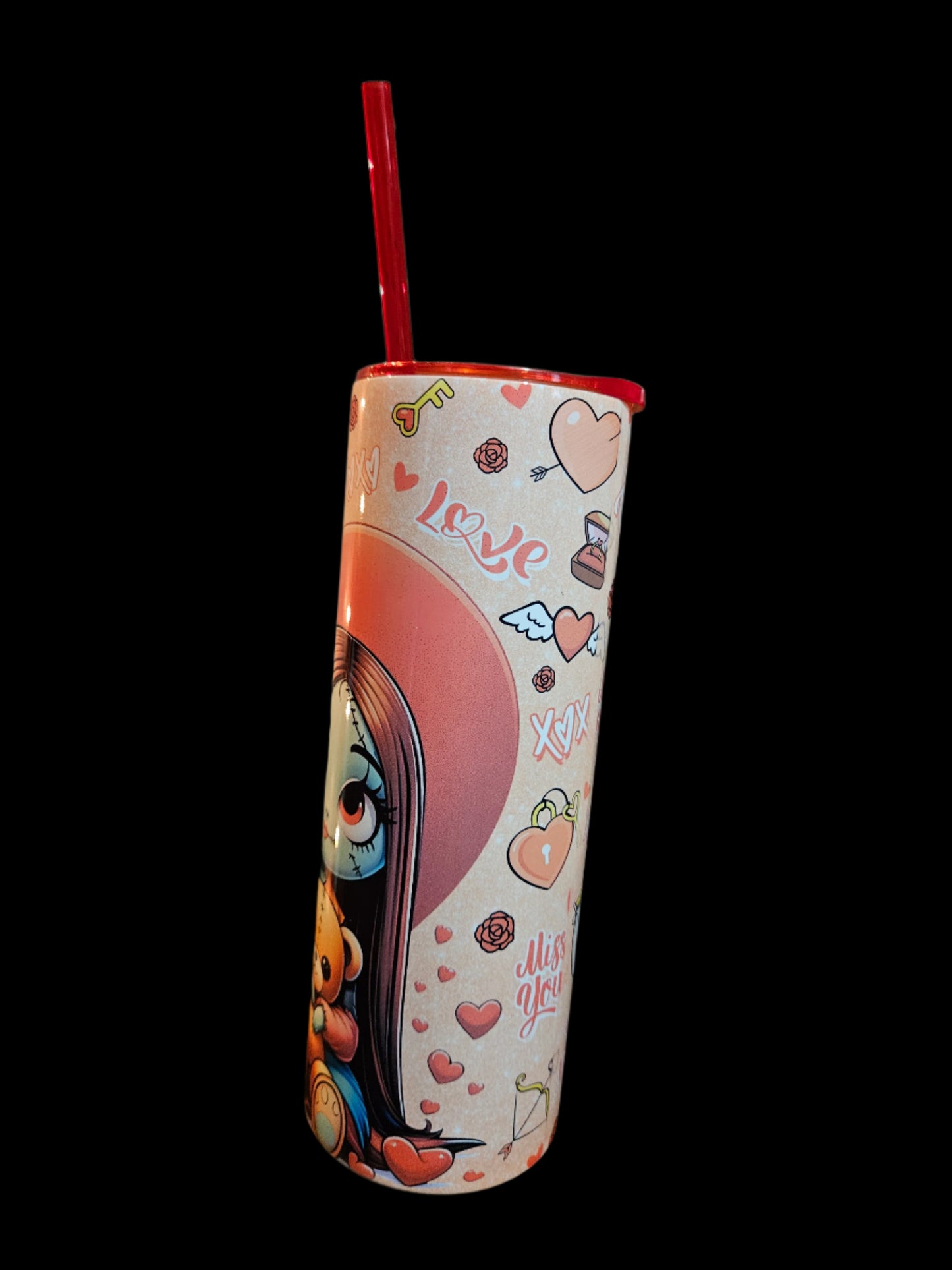 King and Queen Valentines 20oz Steel Tumbler