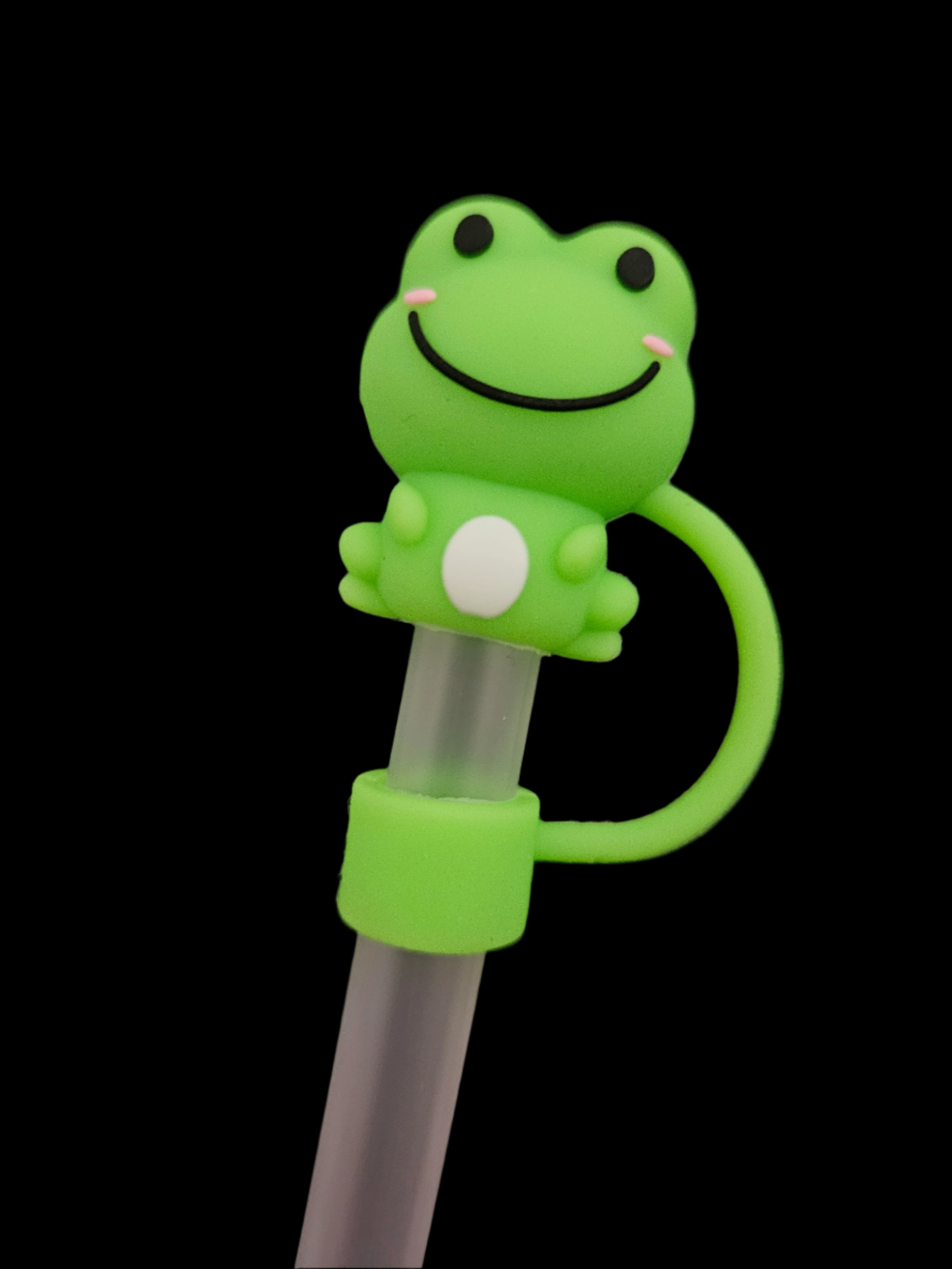 Frog Straw Topper