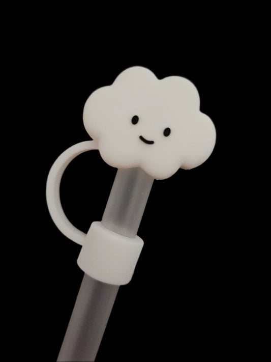 White Cloud Straw Topper