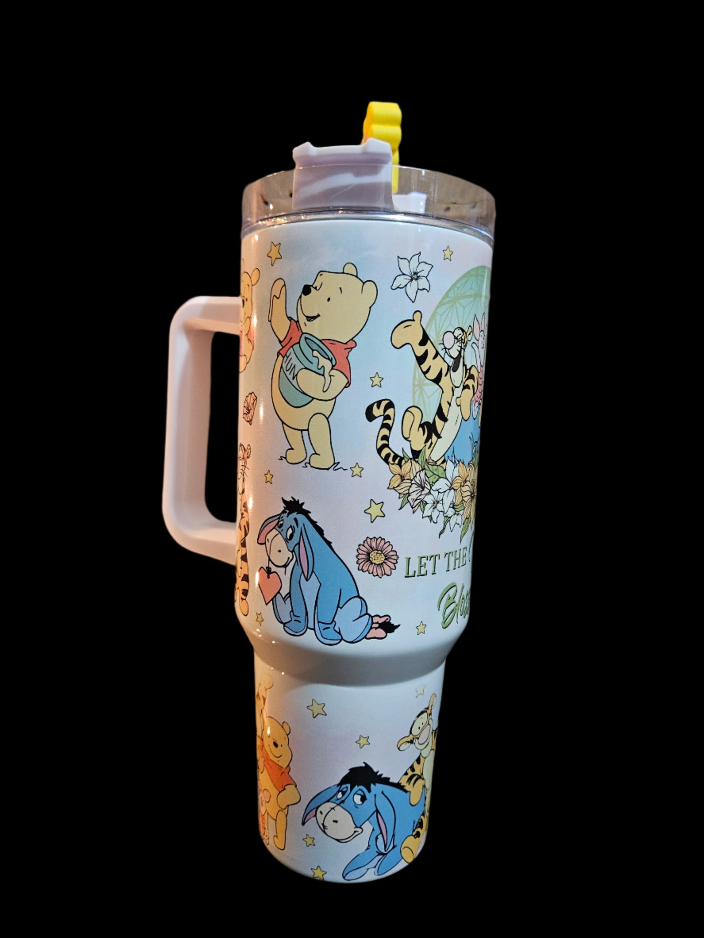 Let the Magic Blossom 40oz Tumbler W/ Handle