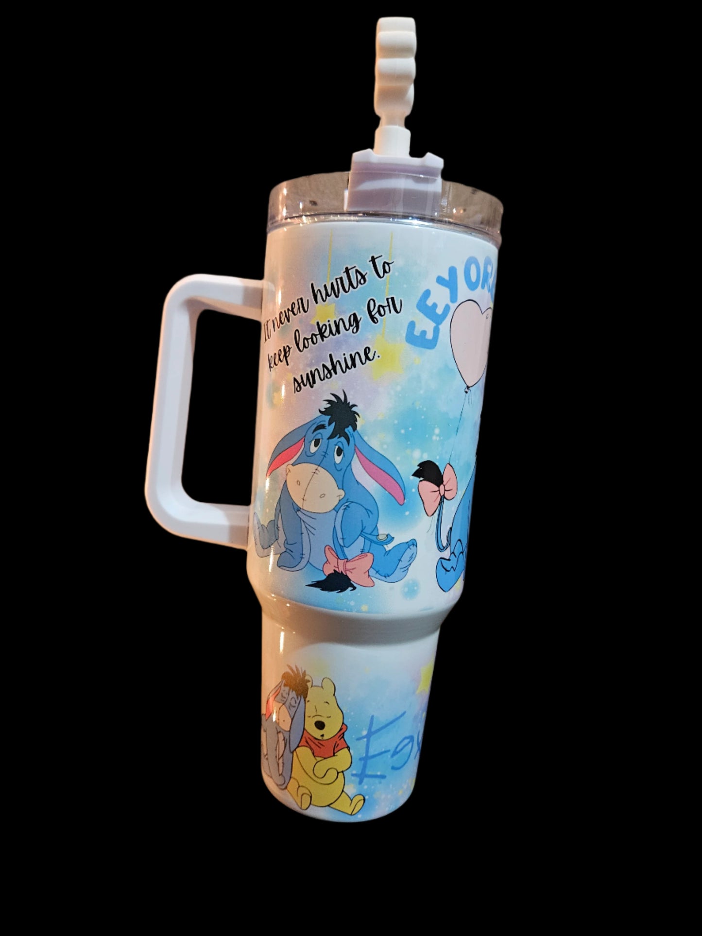 Eeyore 40oz Tumbler W/ Handle