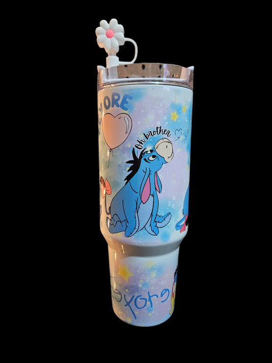 Eeyore 40oz Tumbler W/ Handle