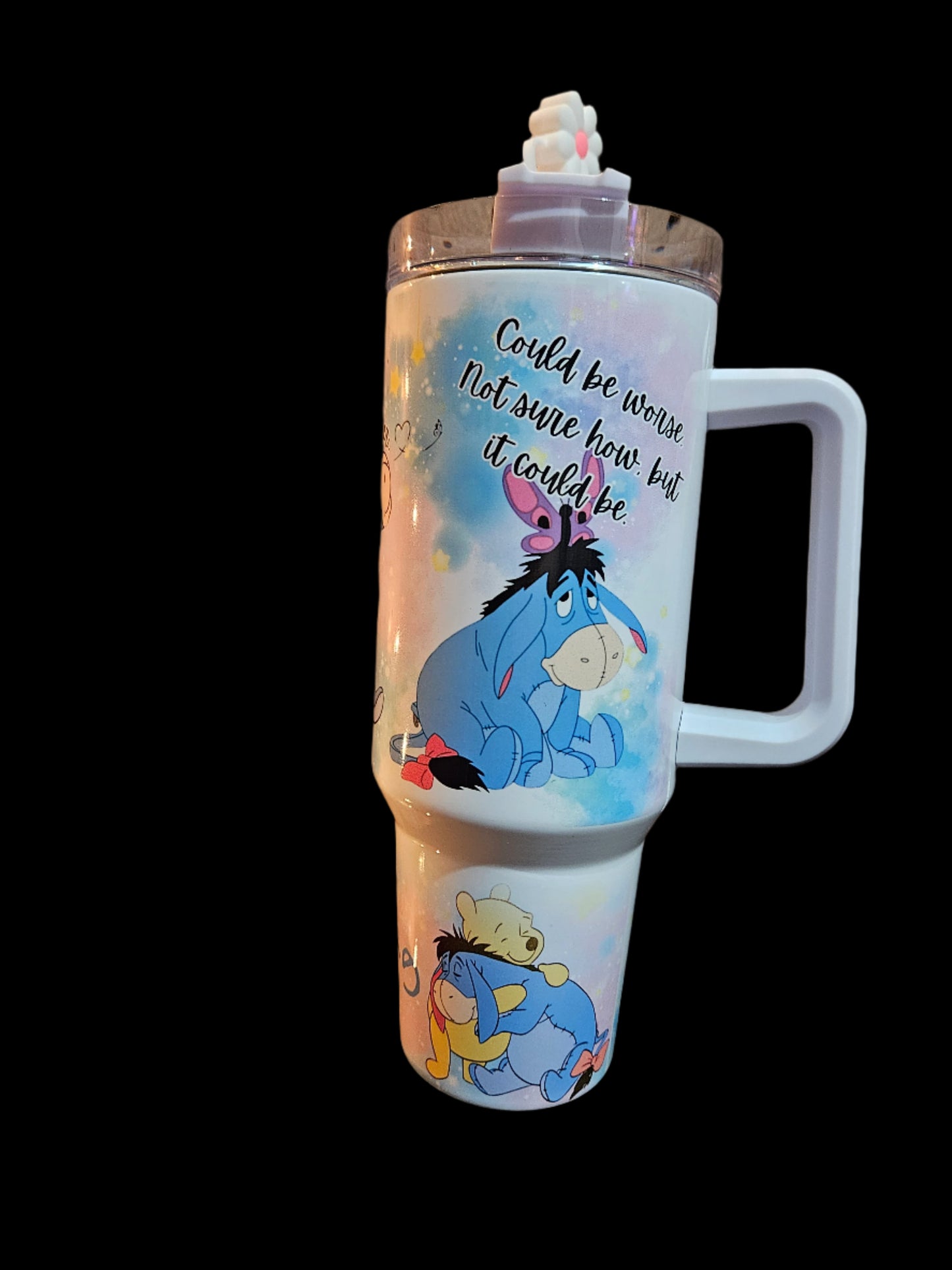 Eeyore 40oz Tumbler W/ Handle