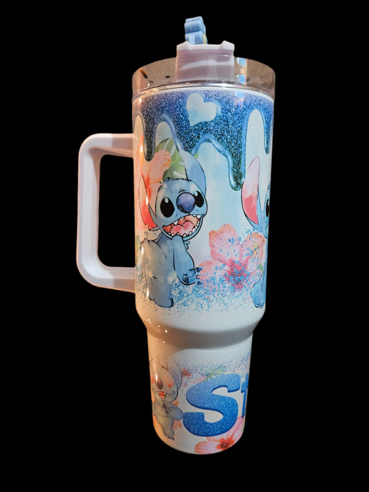 Stitch 40oz Tumbler W/ Handle