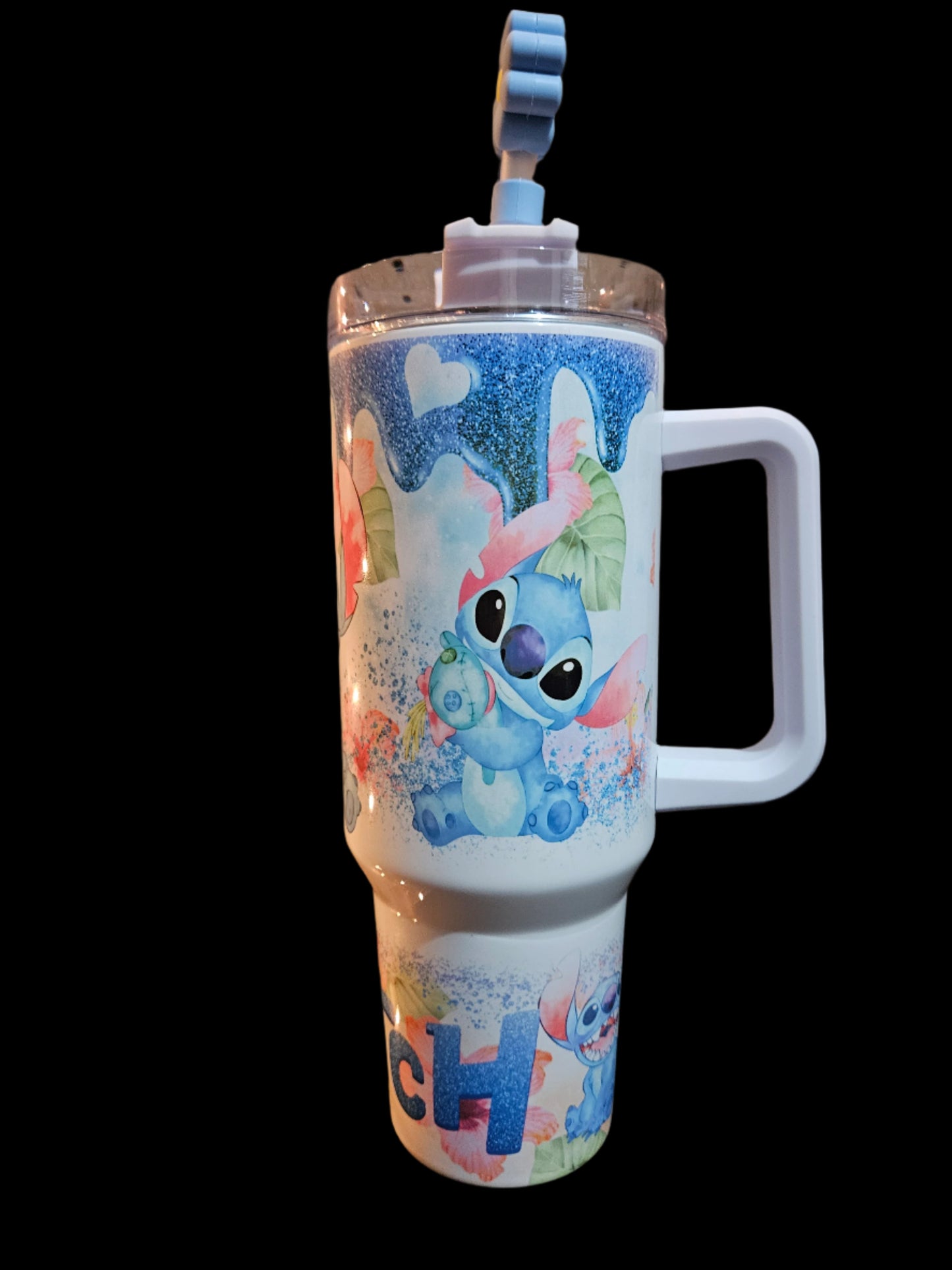 Stitch 40oz Tumbler W/ Handle