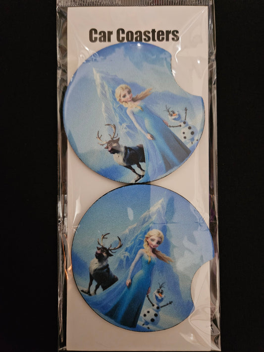 Frozen Car Coasters