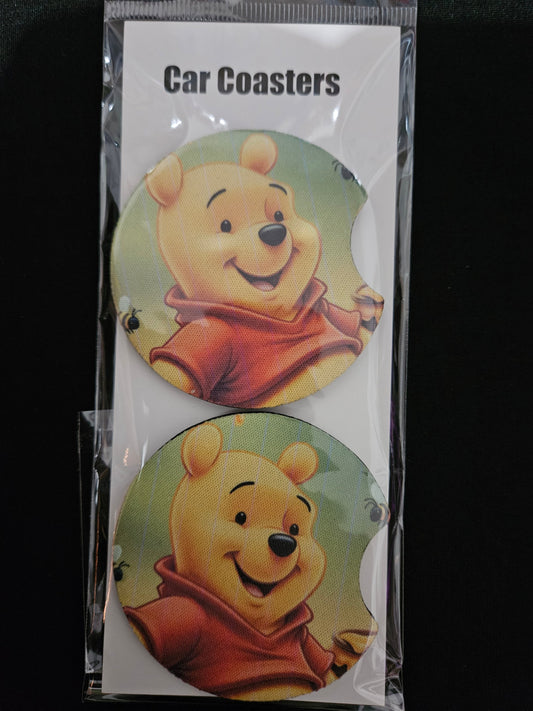 Pooh Car Coasters