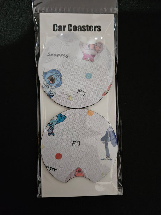 All the Emotions Car Coasters