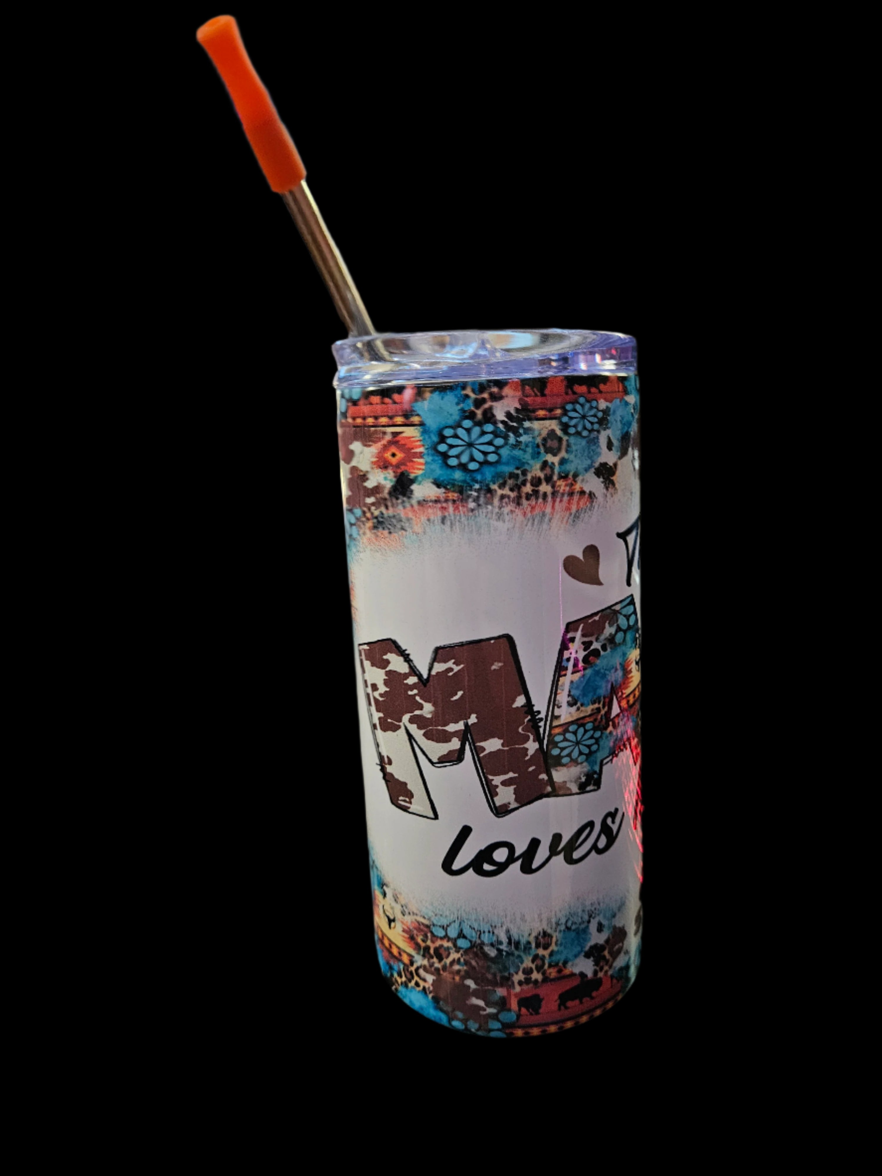 This Mama Loves her Herd 16oz Stainless Steel Tumbler