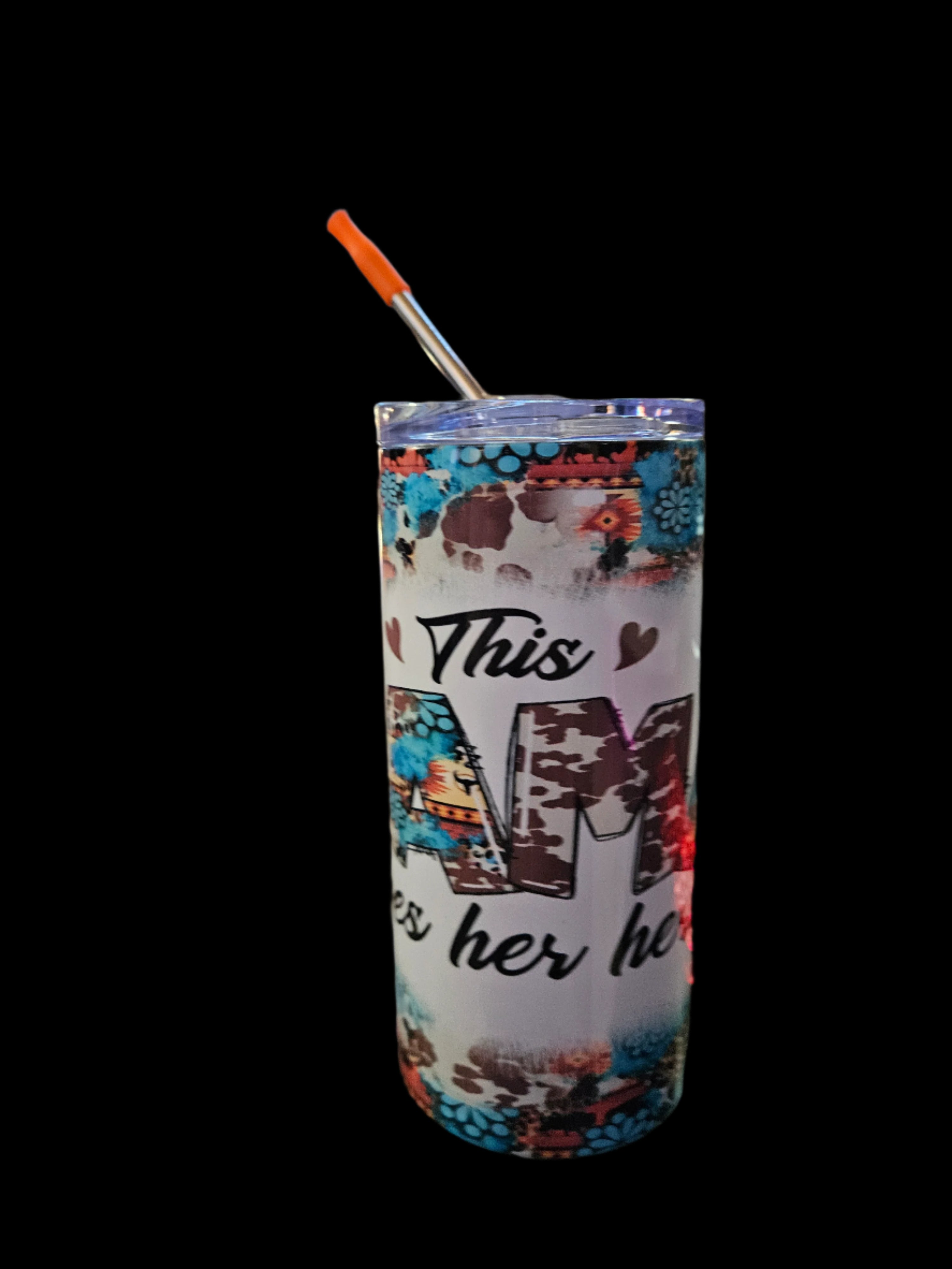 This Mama Loves her Herd 16oz Stainless Steel Tumbler