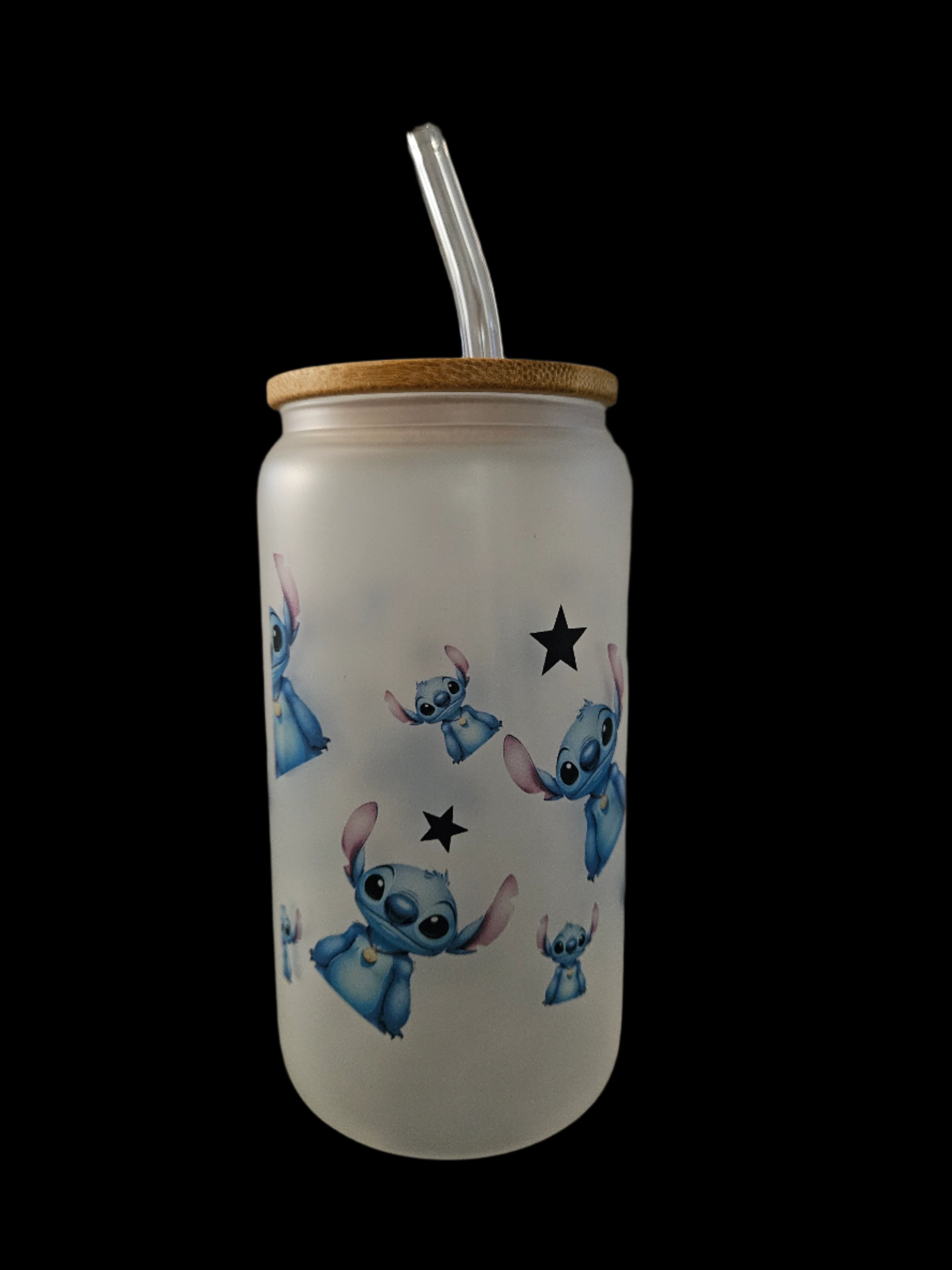 Custom Stitch 16oz Glass