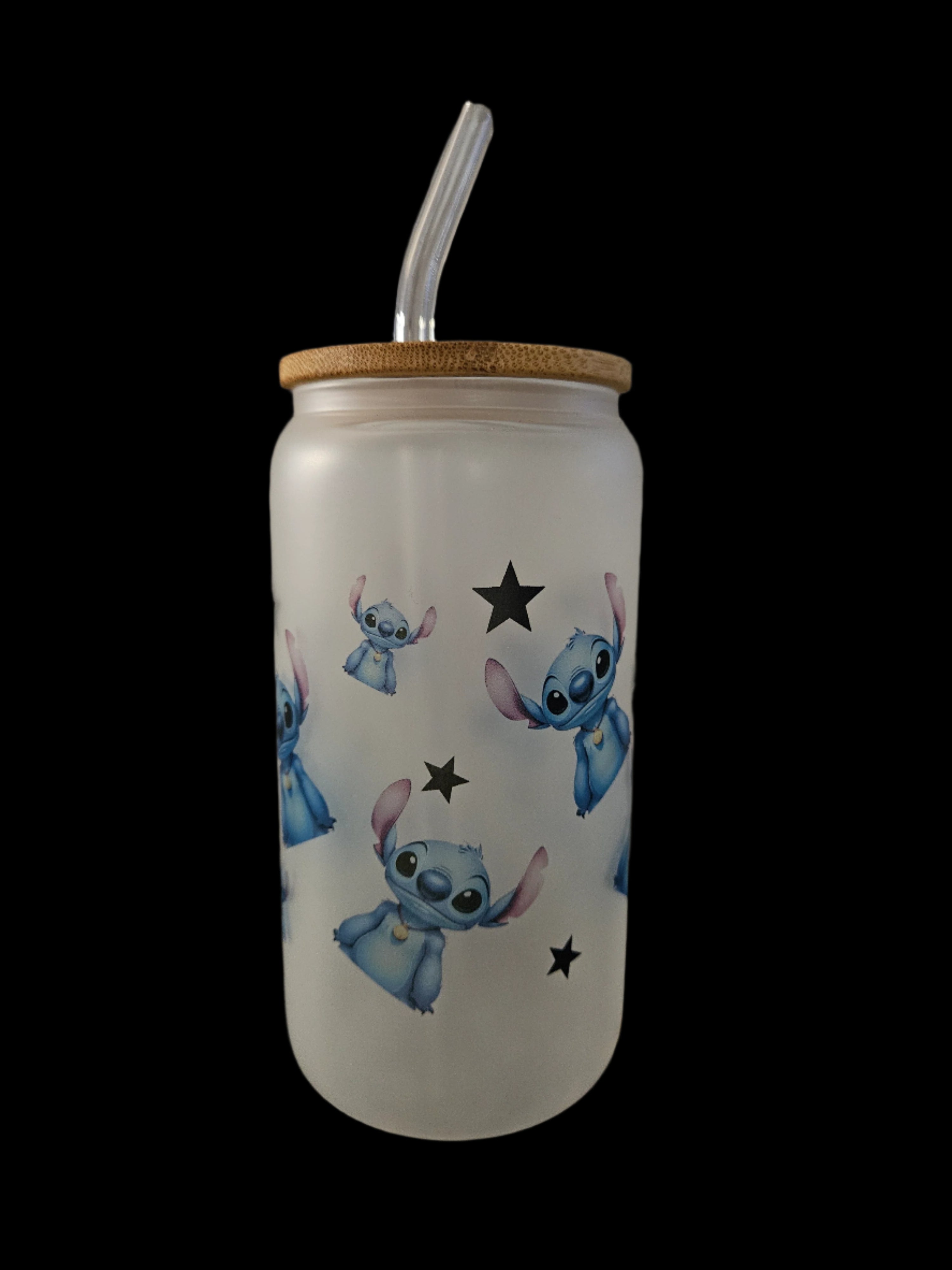 Custom Stitch 16oz Glass