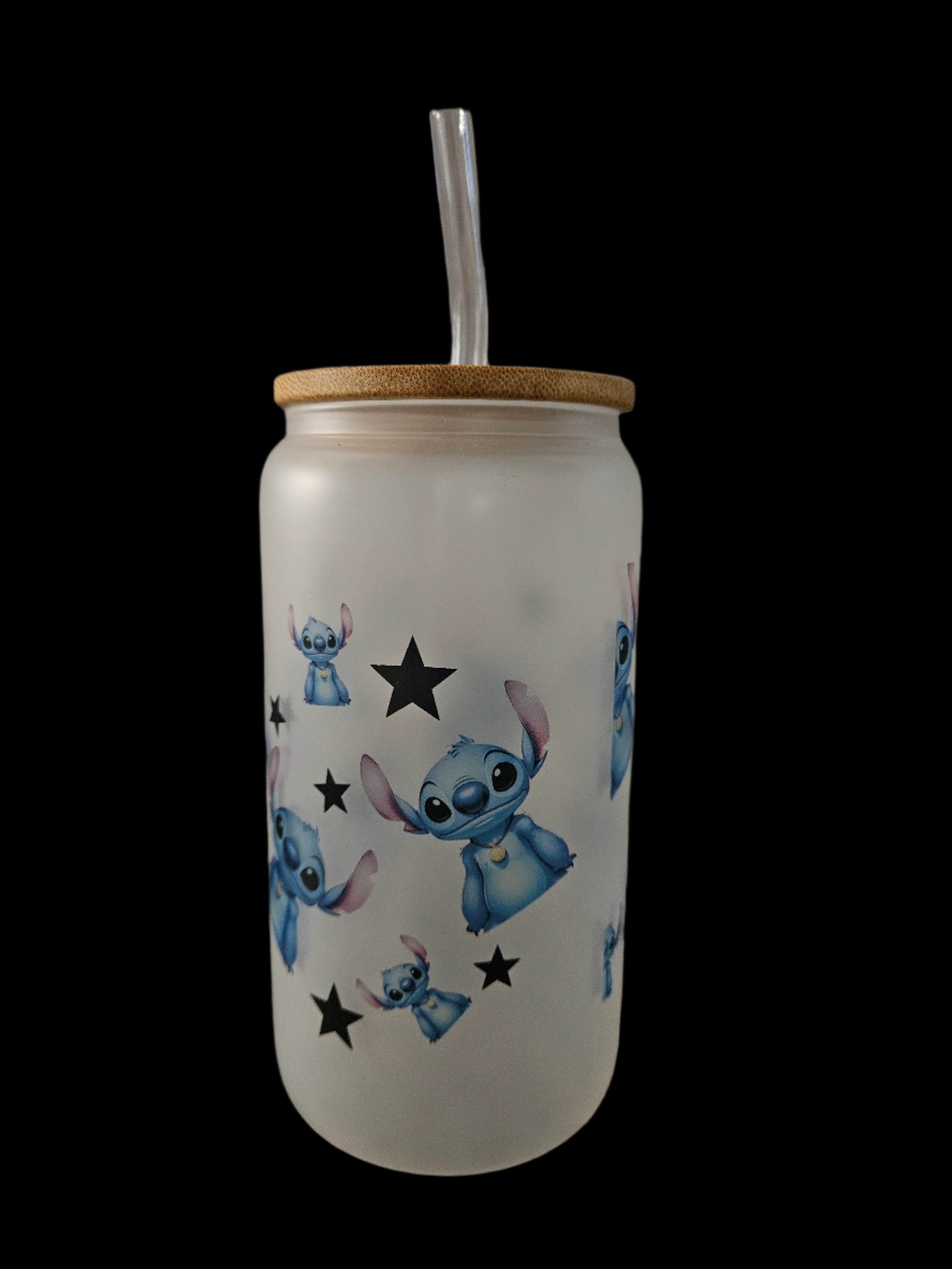 Custom Stitch 16oz Glass