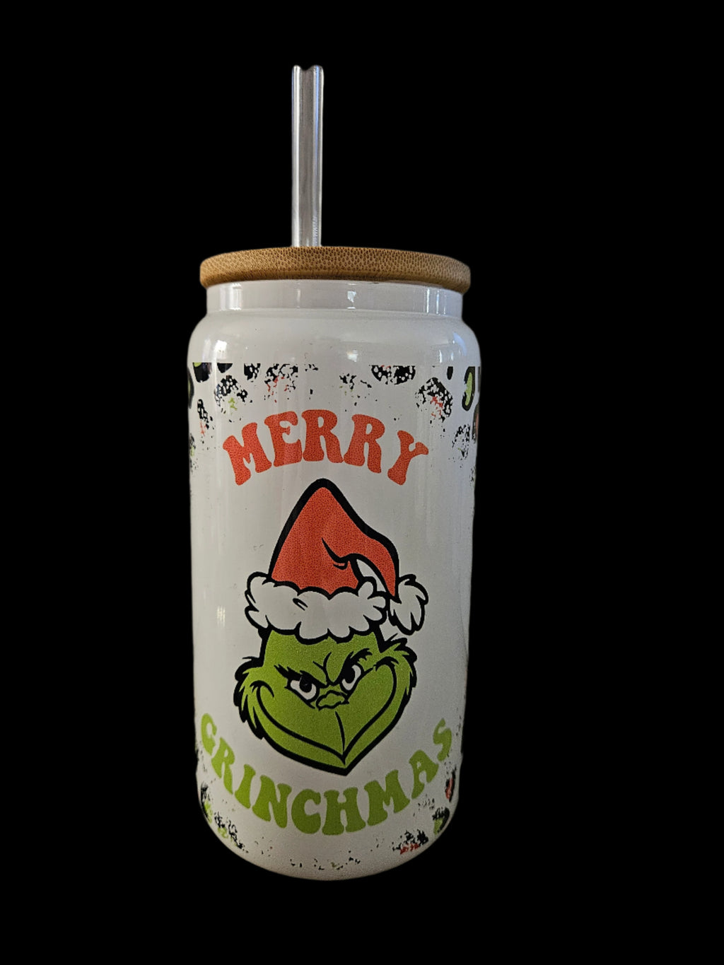 Merry Grinchmas 16oz Glass