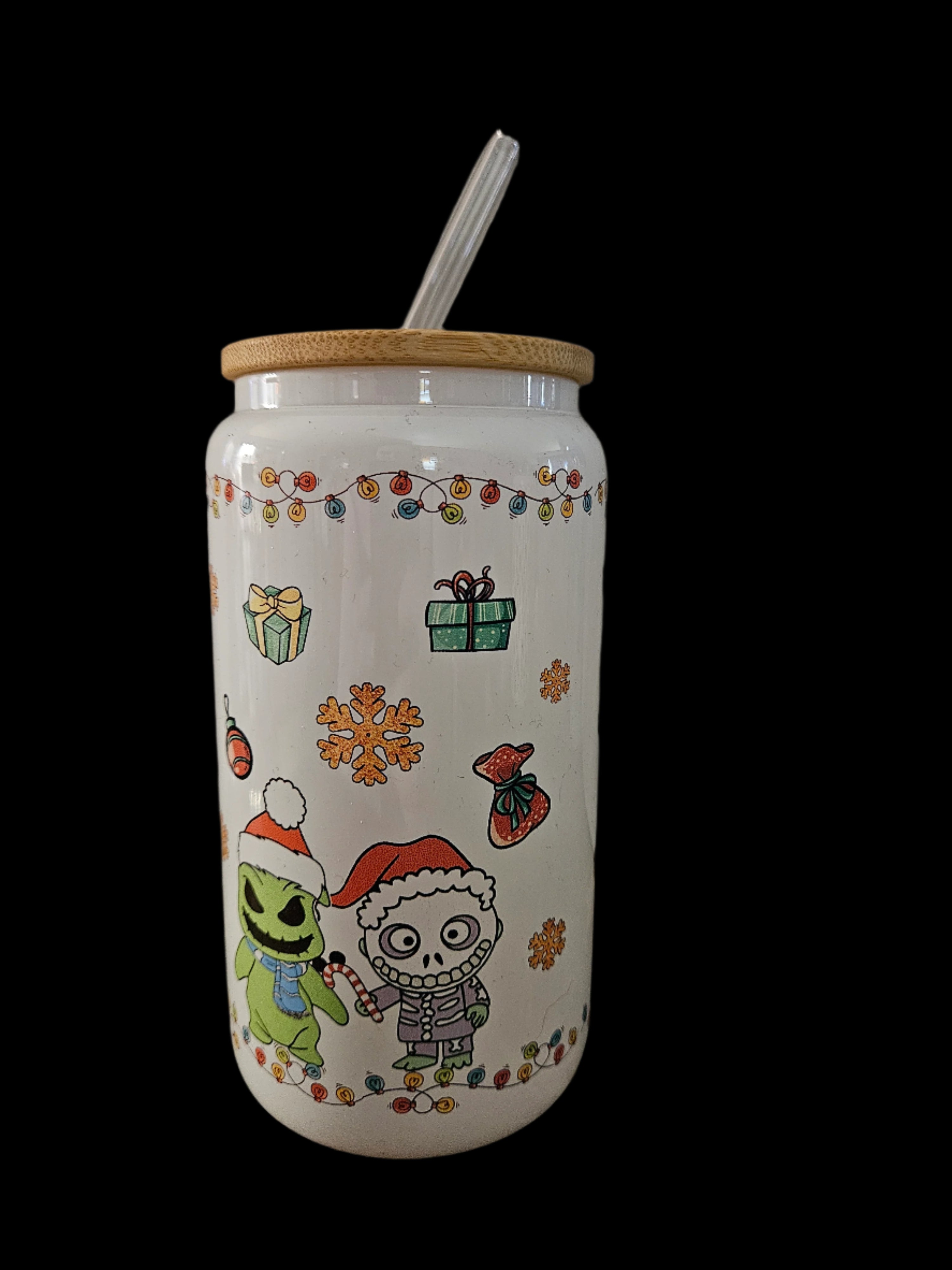 Nightmare Christmas 16oz Glass