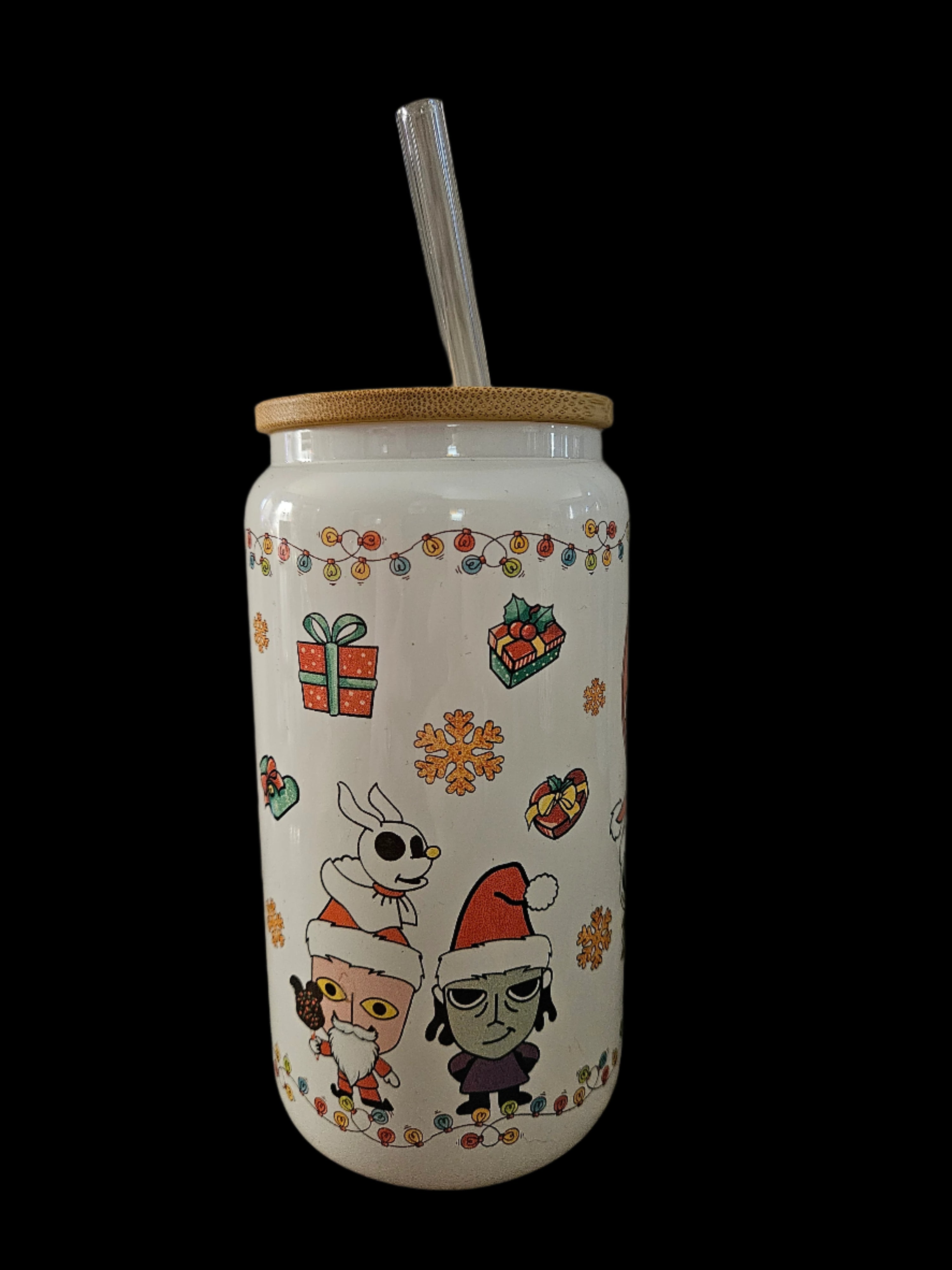 Nightmare Christmas 16oz Glass