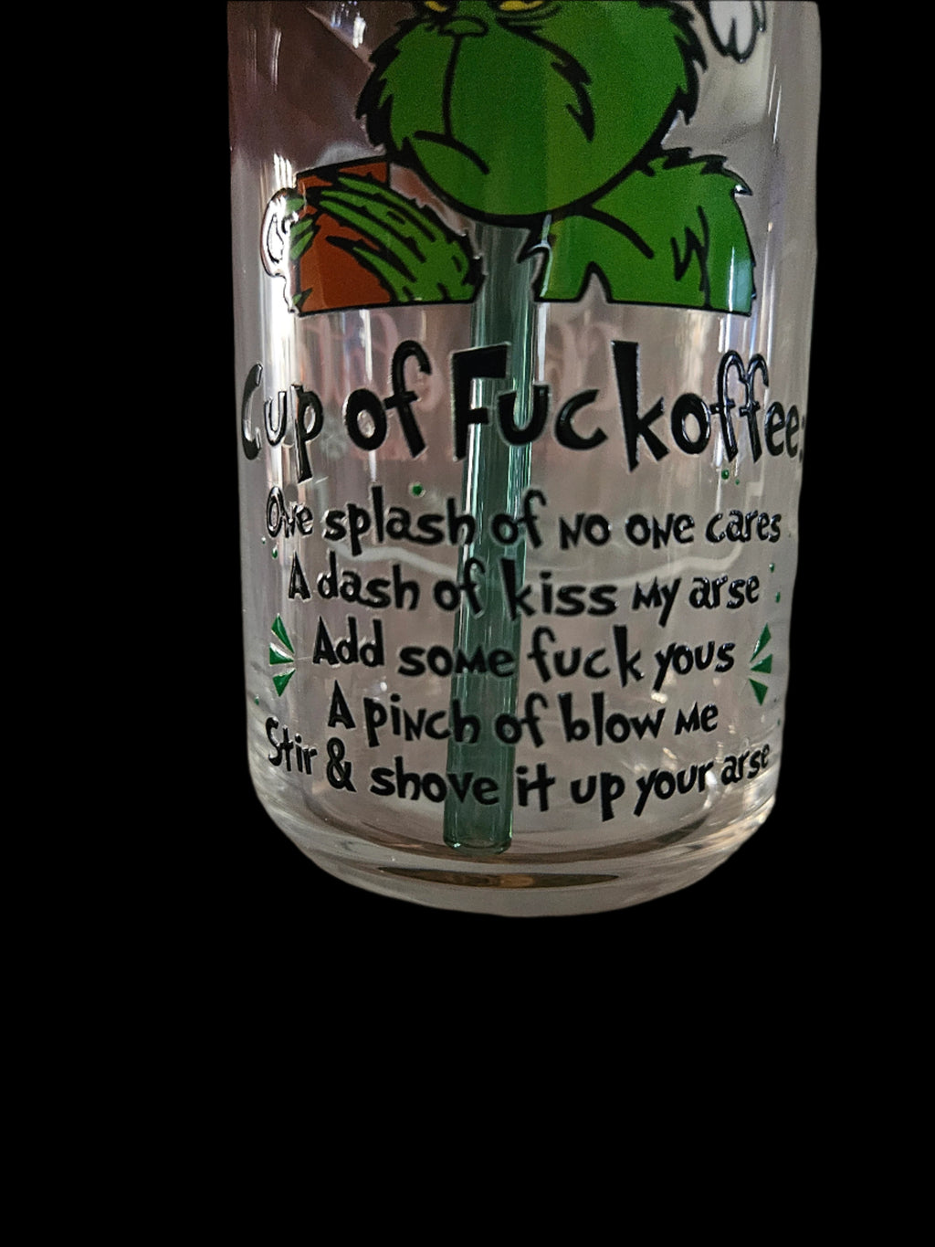 Whoville Coffee 16oz Glass