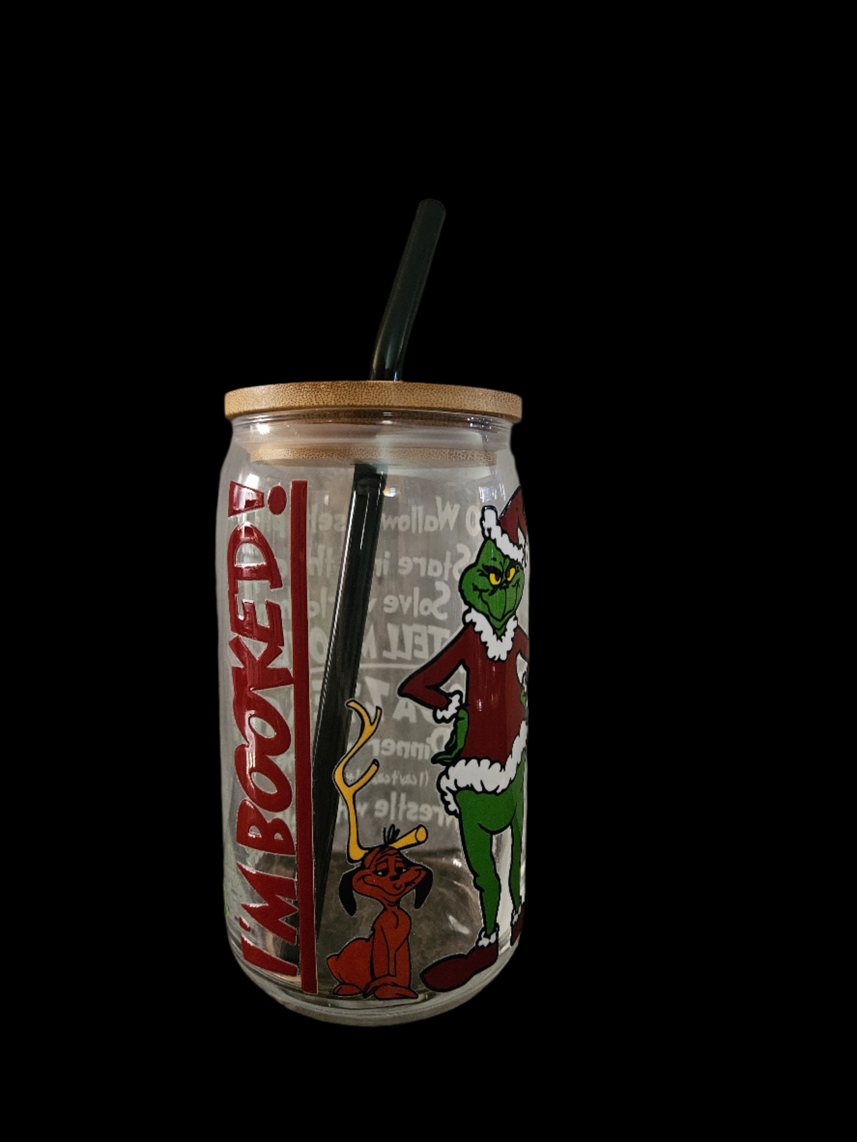 Classic IM BOOKED 16oz Glass