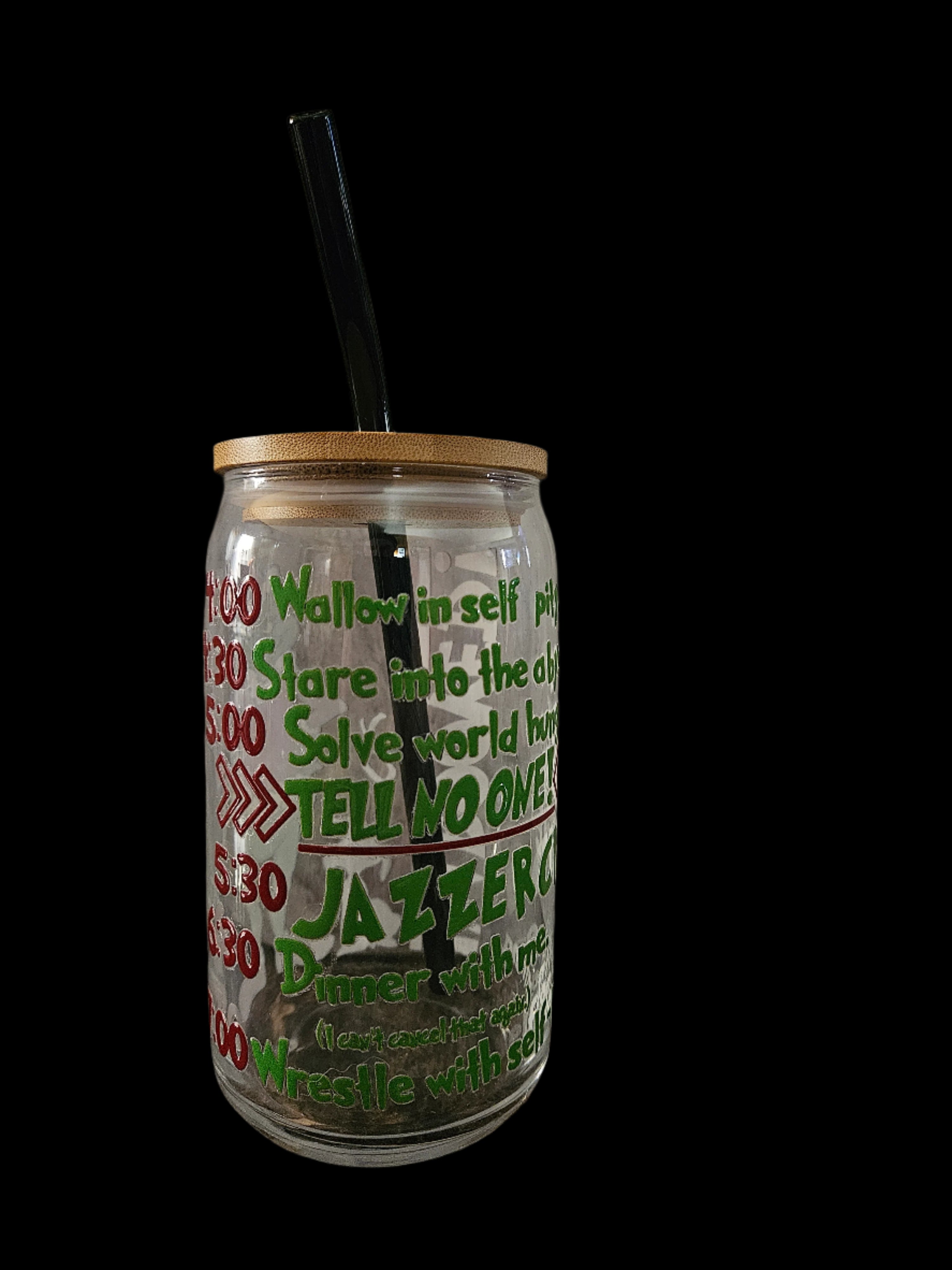 Classic IM BOOKED 16oz Glass