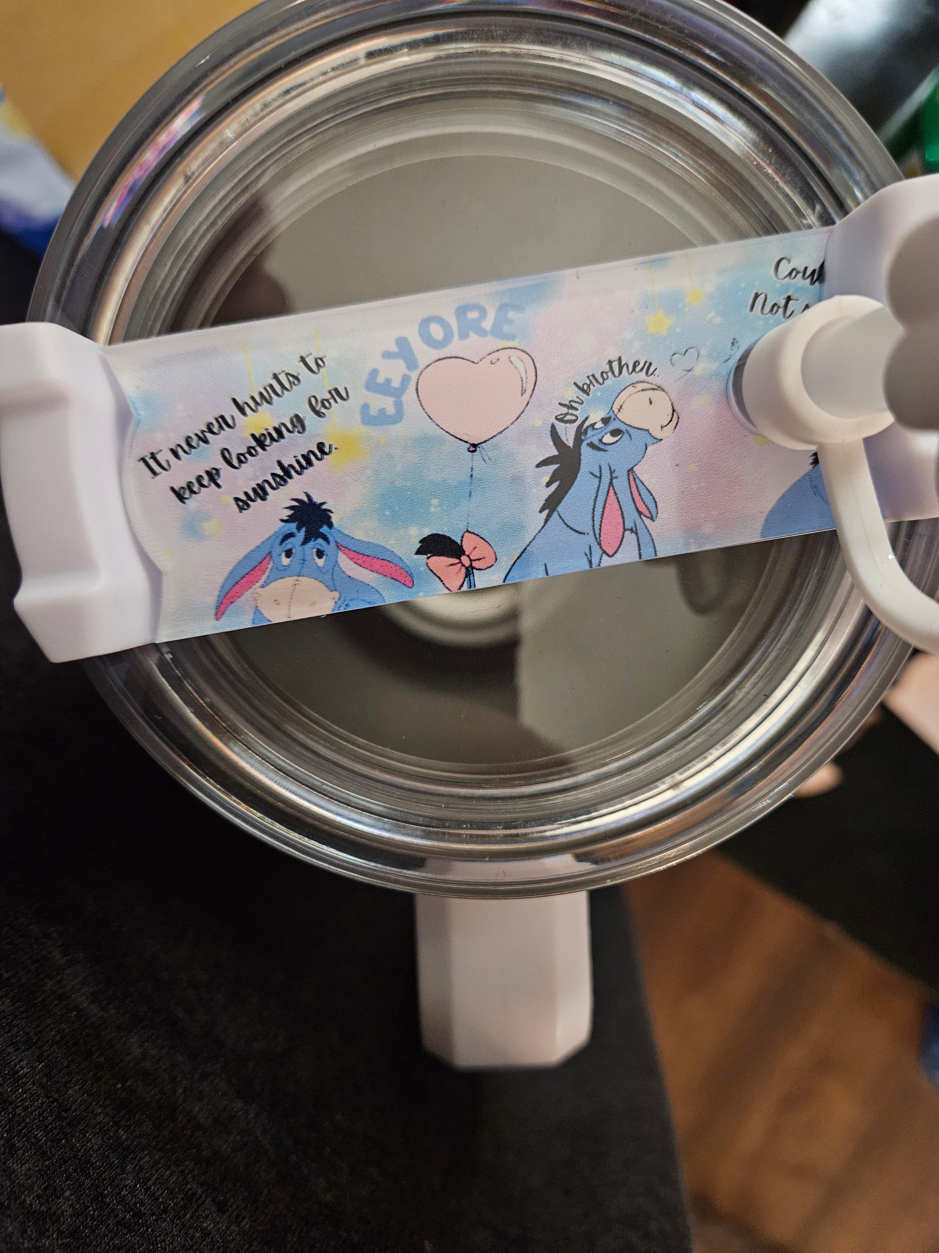 Eeyore 40oz Tumbler W/ Handle