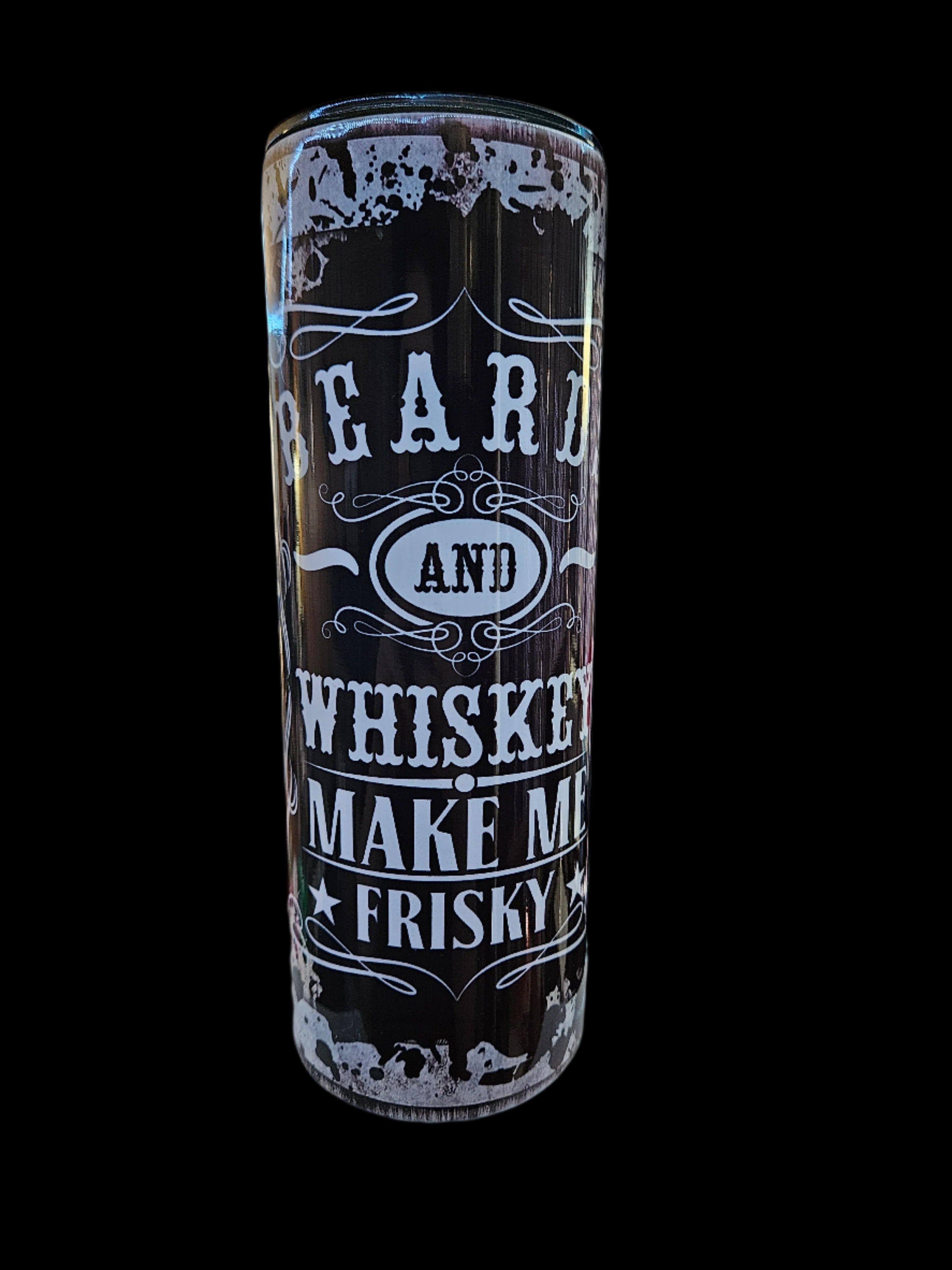 Beards & Whiskey 20oz (Colored Top)
