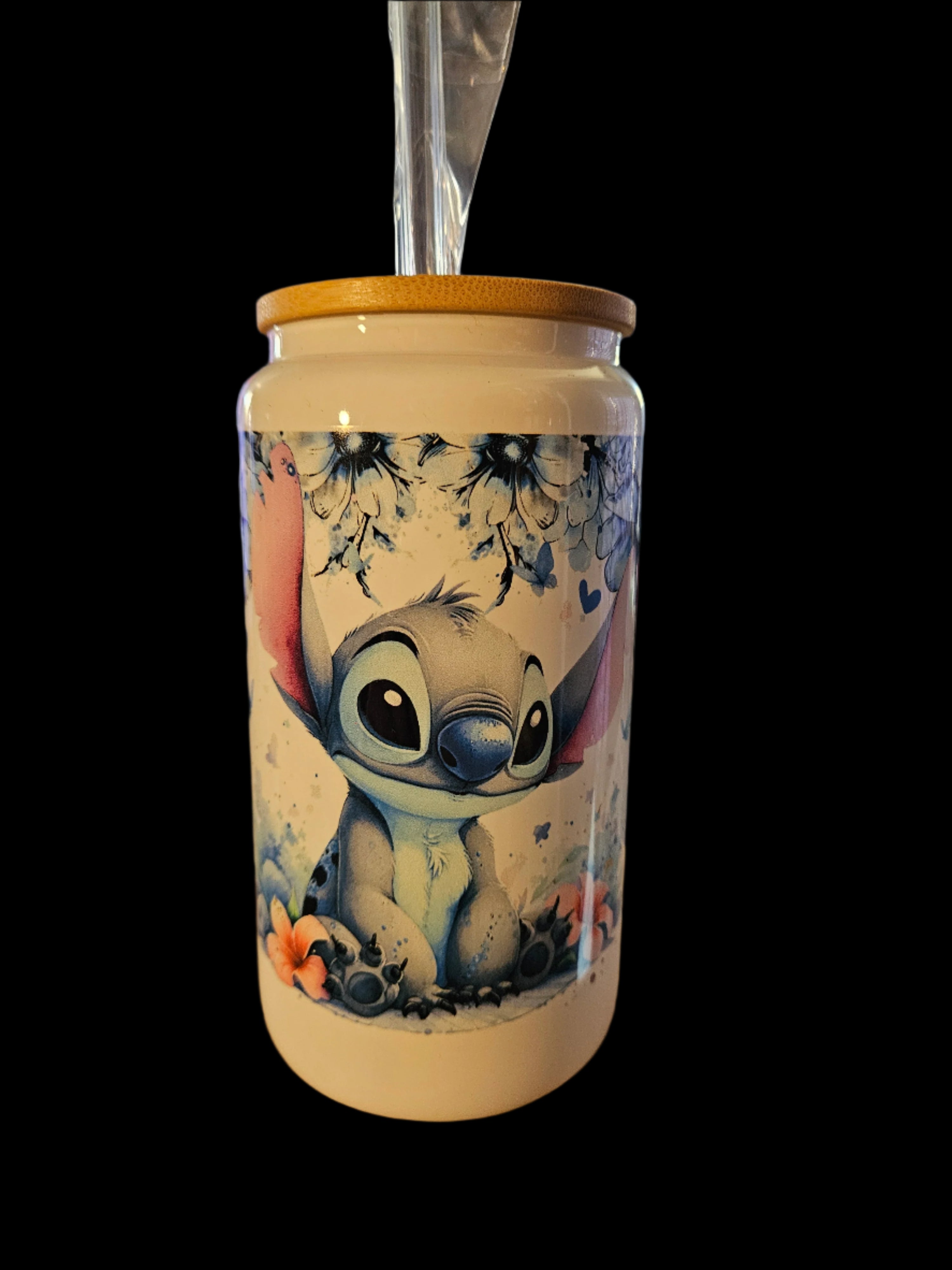 Just a girl who loves Stitch 16oz Glass