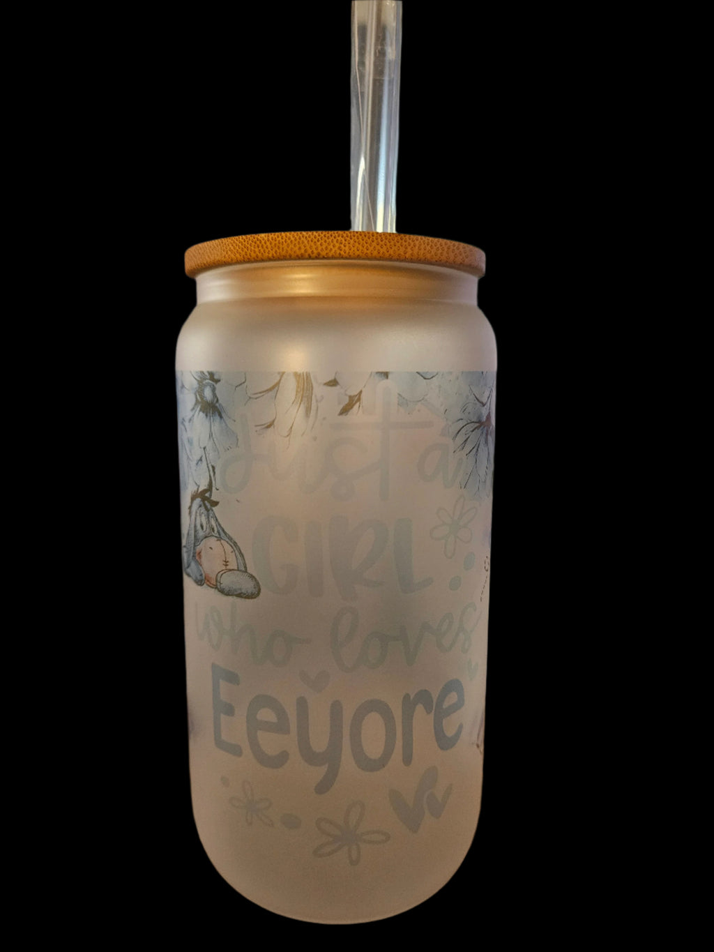 Just a Girl Who Loves Eeyore 16oz Glass