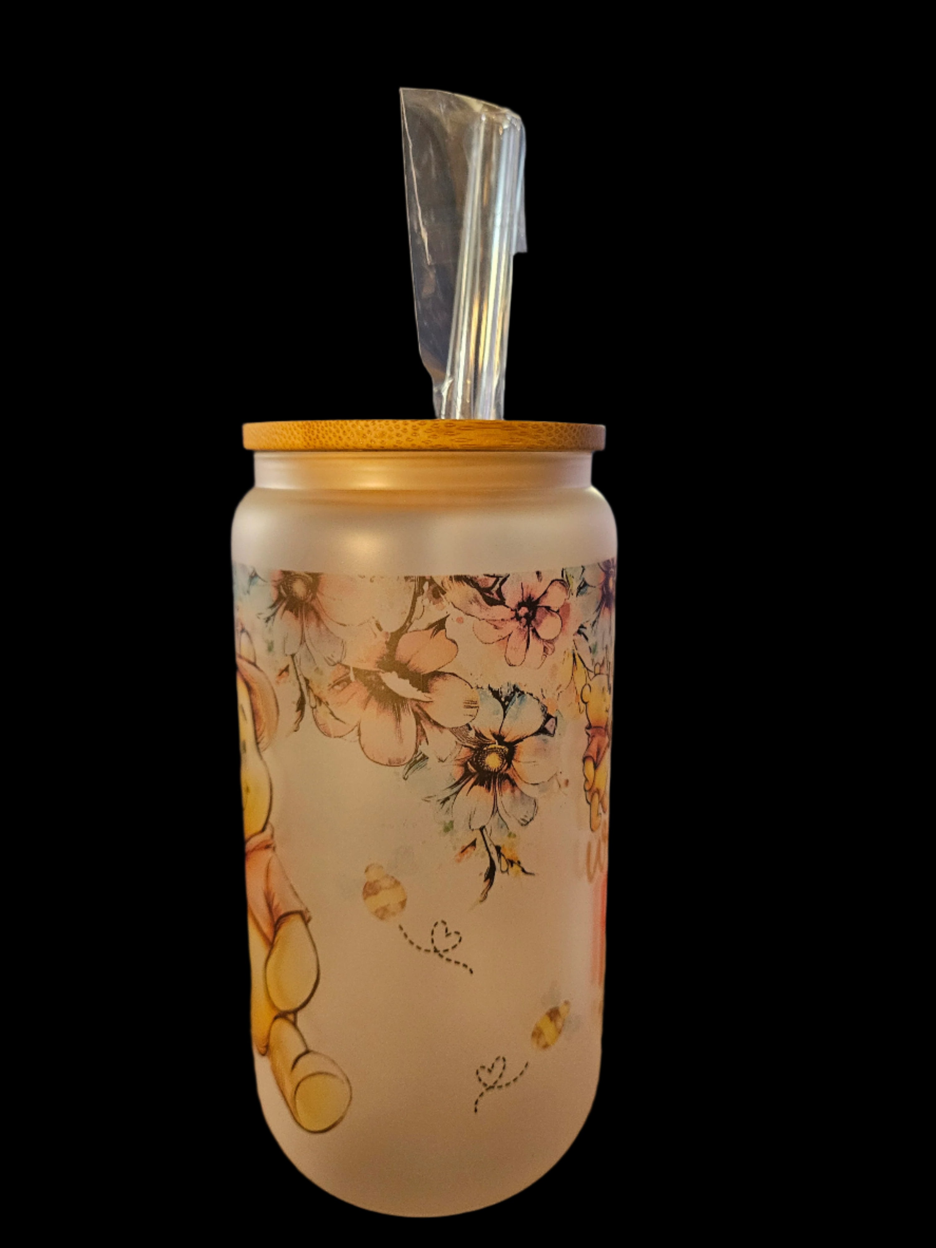 Just a Girl Who Loves Pooh 16oz Glass
