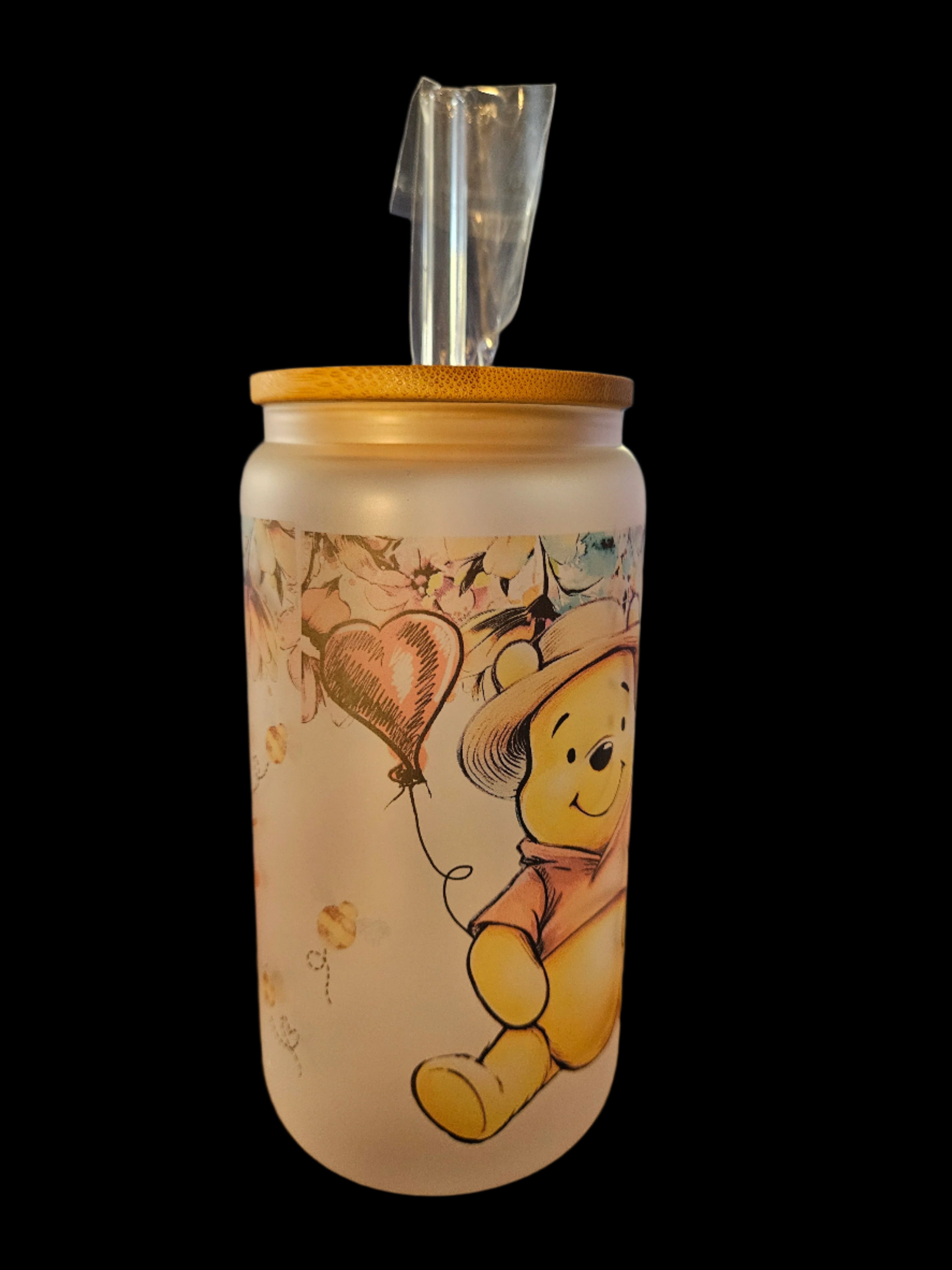 Just a Girl Who Loves Pooh 16oz Glass