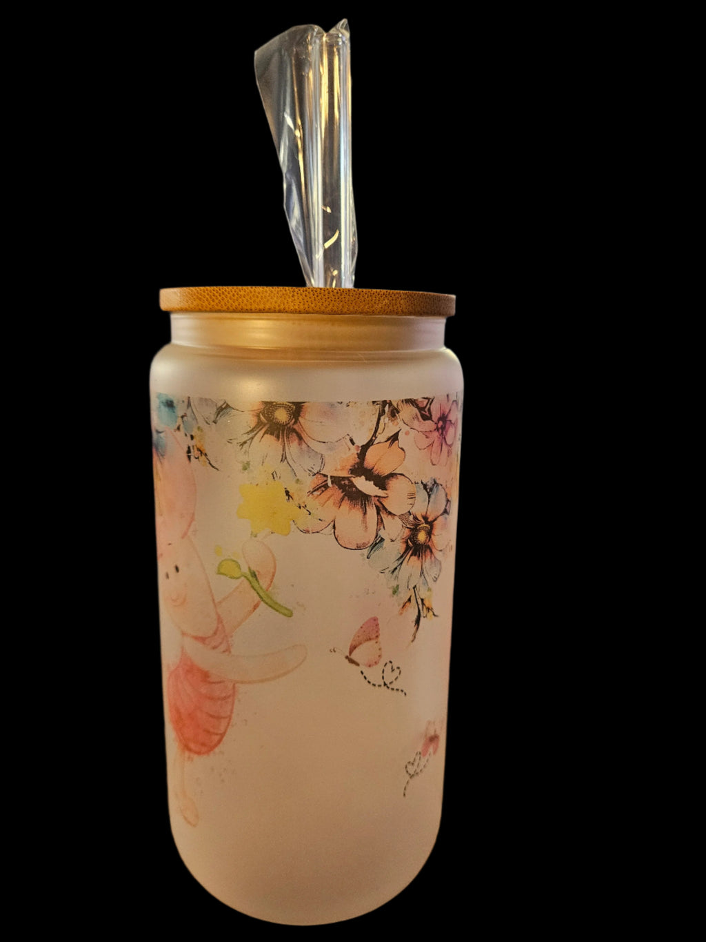 Just a Girl Who Loves Piglet 16oz Glass